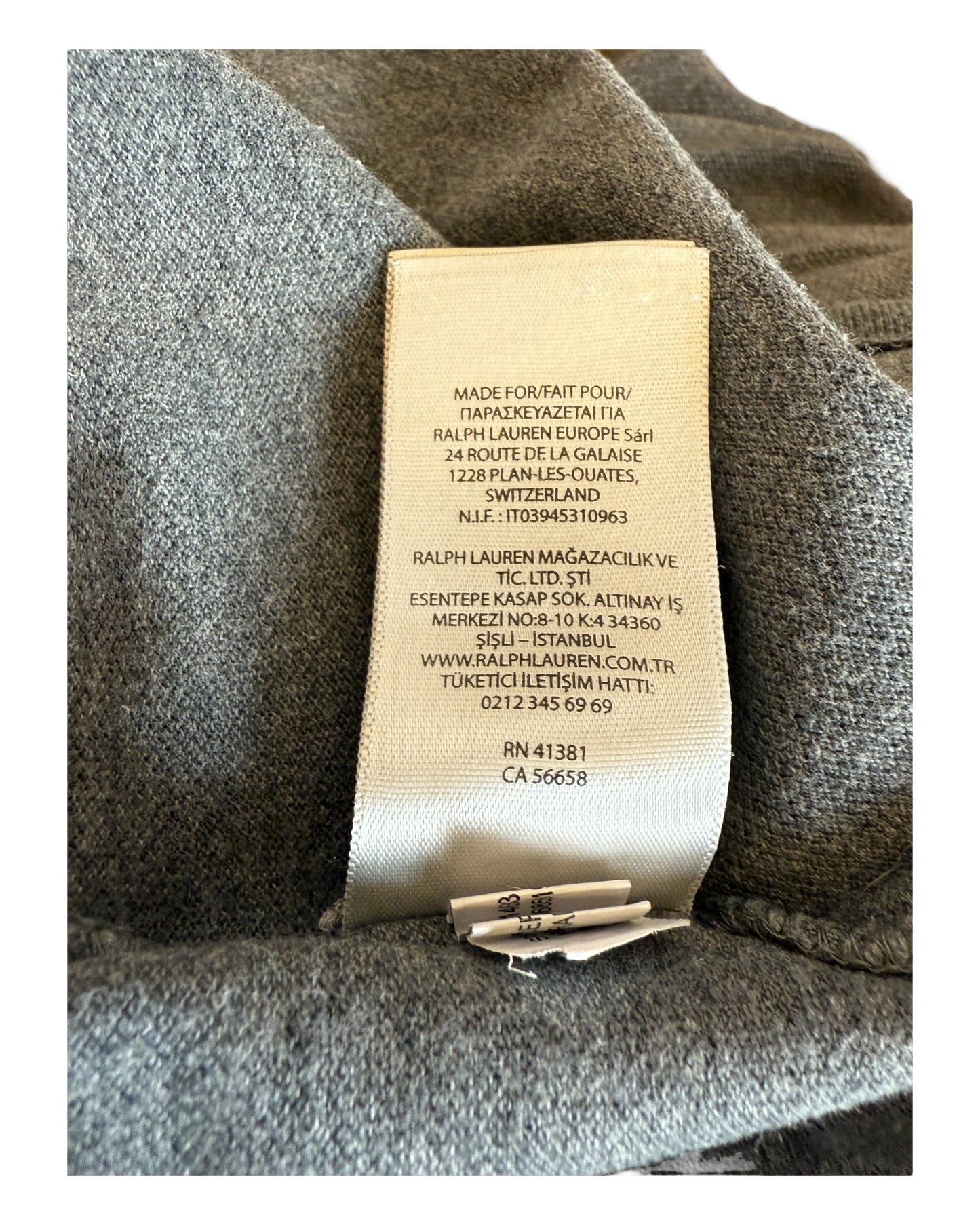 Polo Ralph Lauren Poloshirt grau Größe M