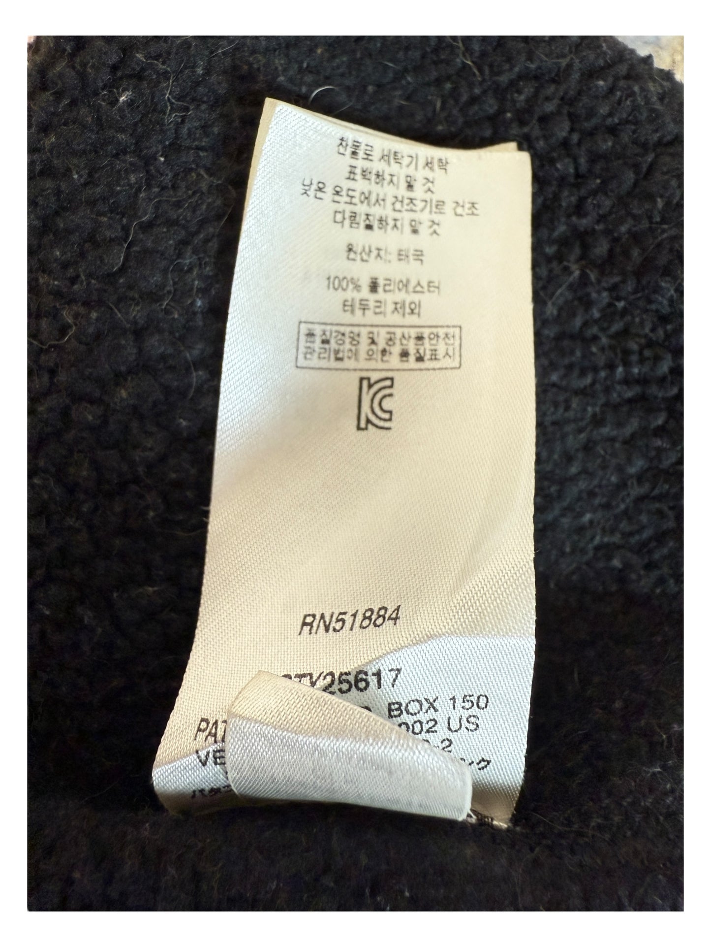 Patagonia Fleece Half Zip Pullover schwarz Größe L