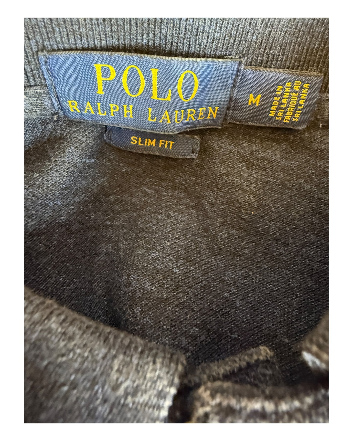 Polo Ralph Lauren Poloshirt marineblau meliert Größe M