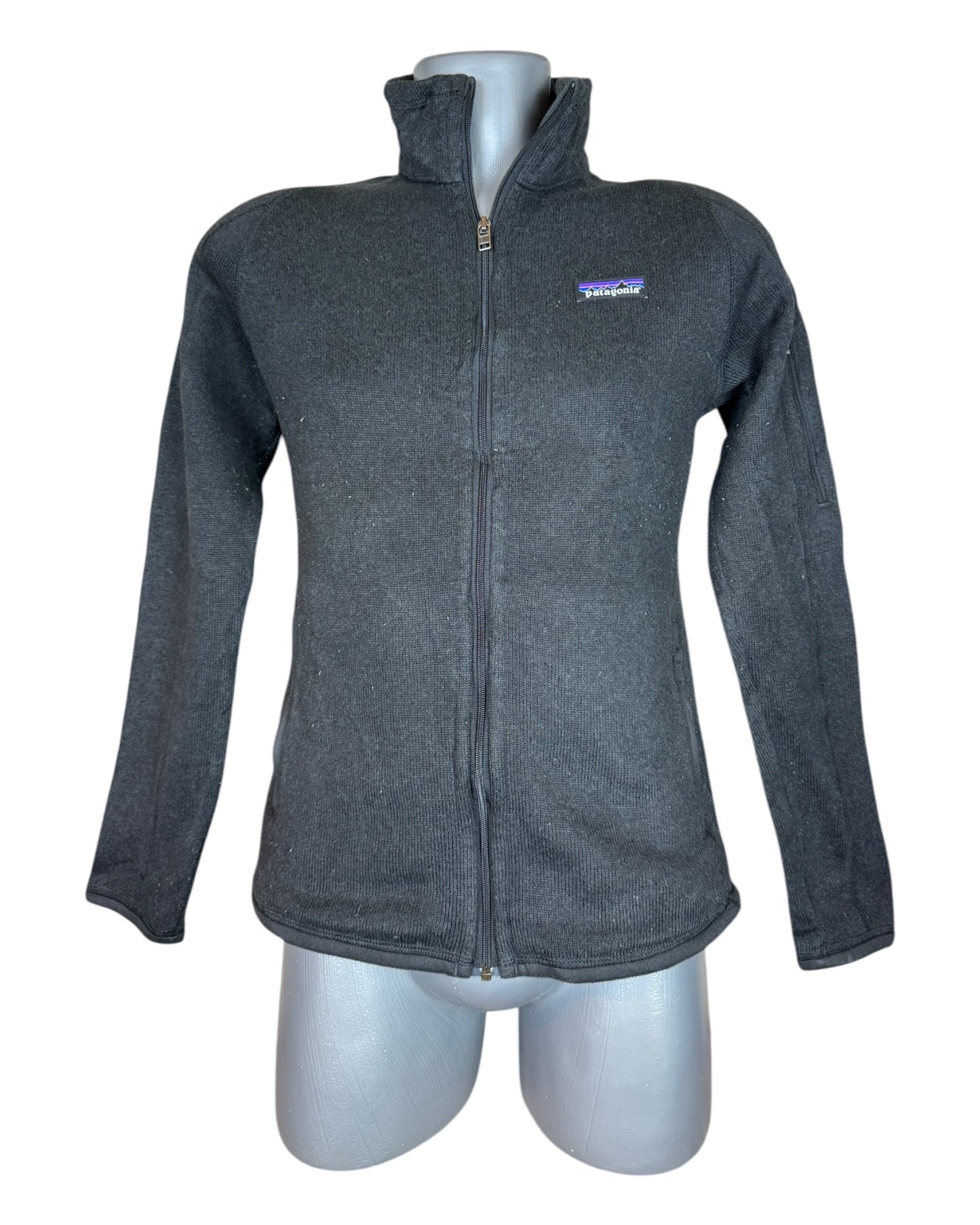 Patagonia Fleece Jacke schwarz Größe S