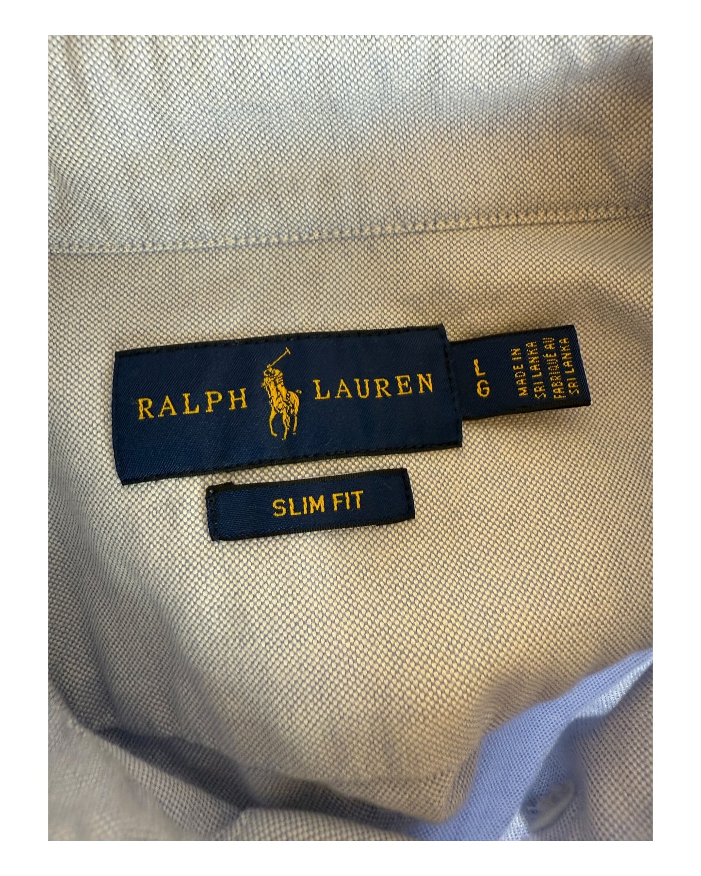 Polo Ralph Lauren Oxfordhemd Bluse hellblau Größe L