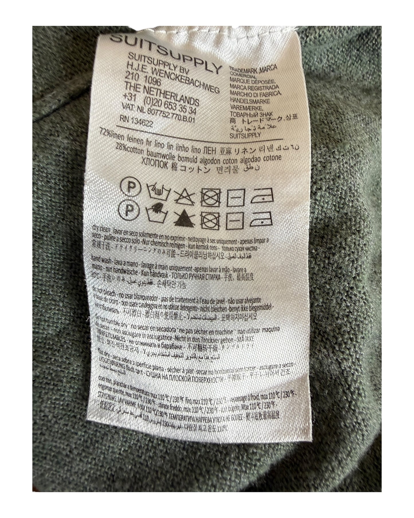 SuitSupply Pullover gruen Größe L