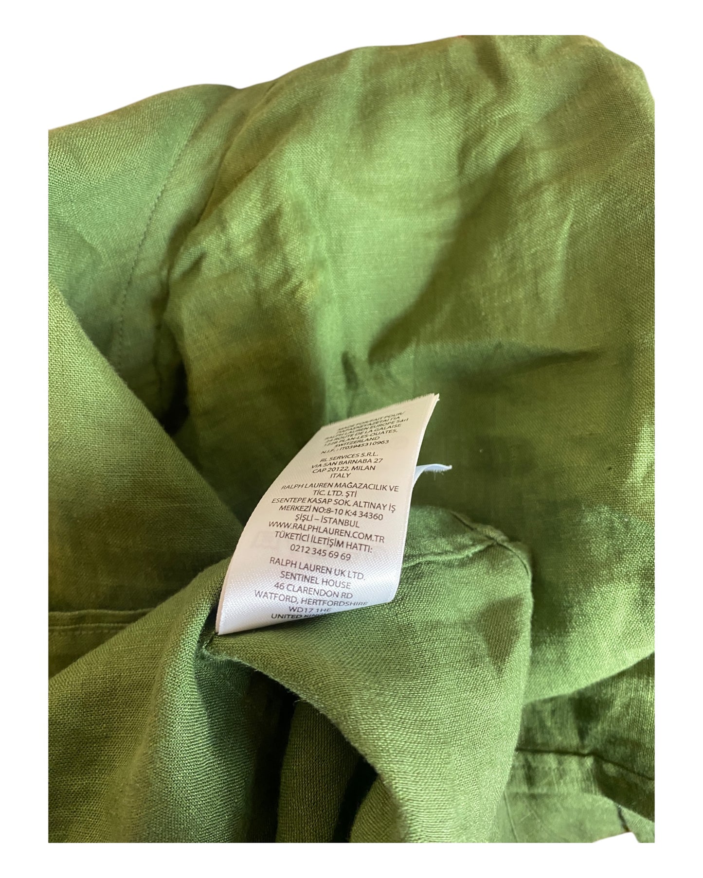 Polo Ralph Lauren linen shirt green size L