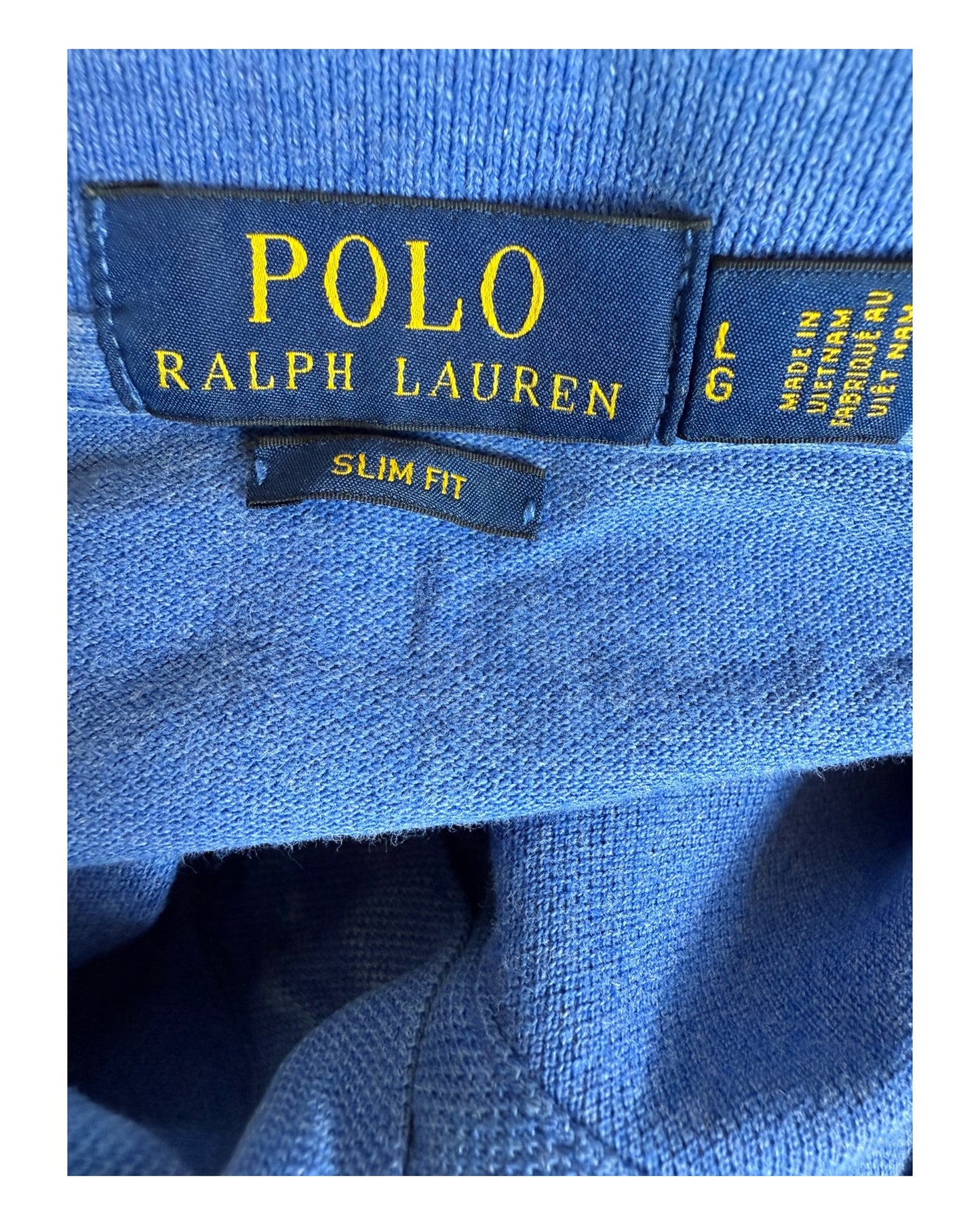 Polo Ralph Lauren Poloshirt blau Größe L