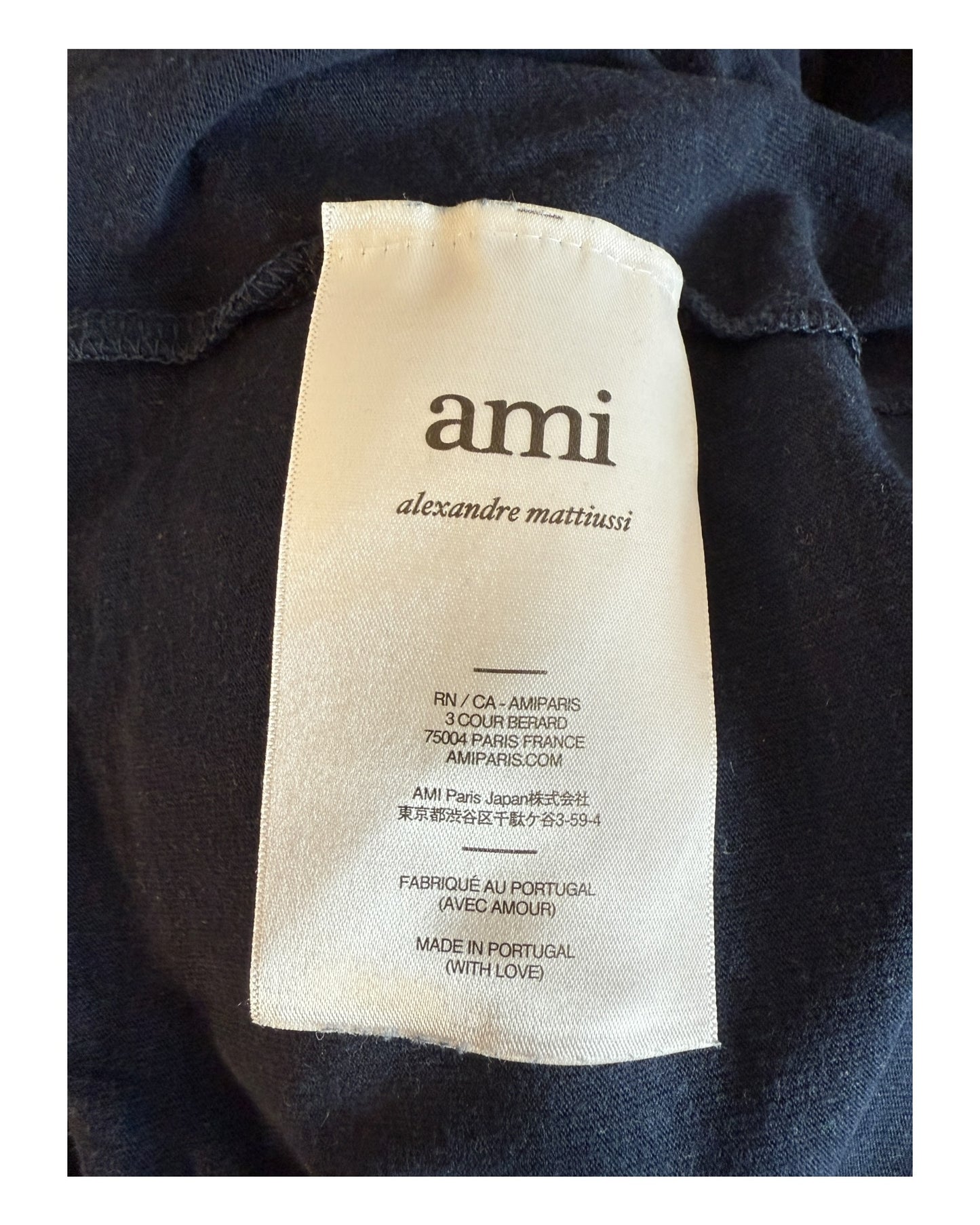Ami Paris Tshirt marineblau Größe M
