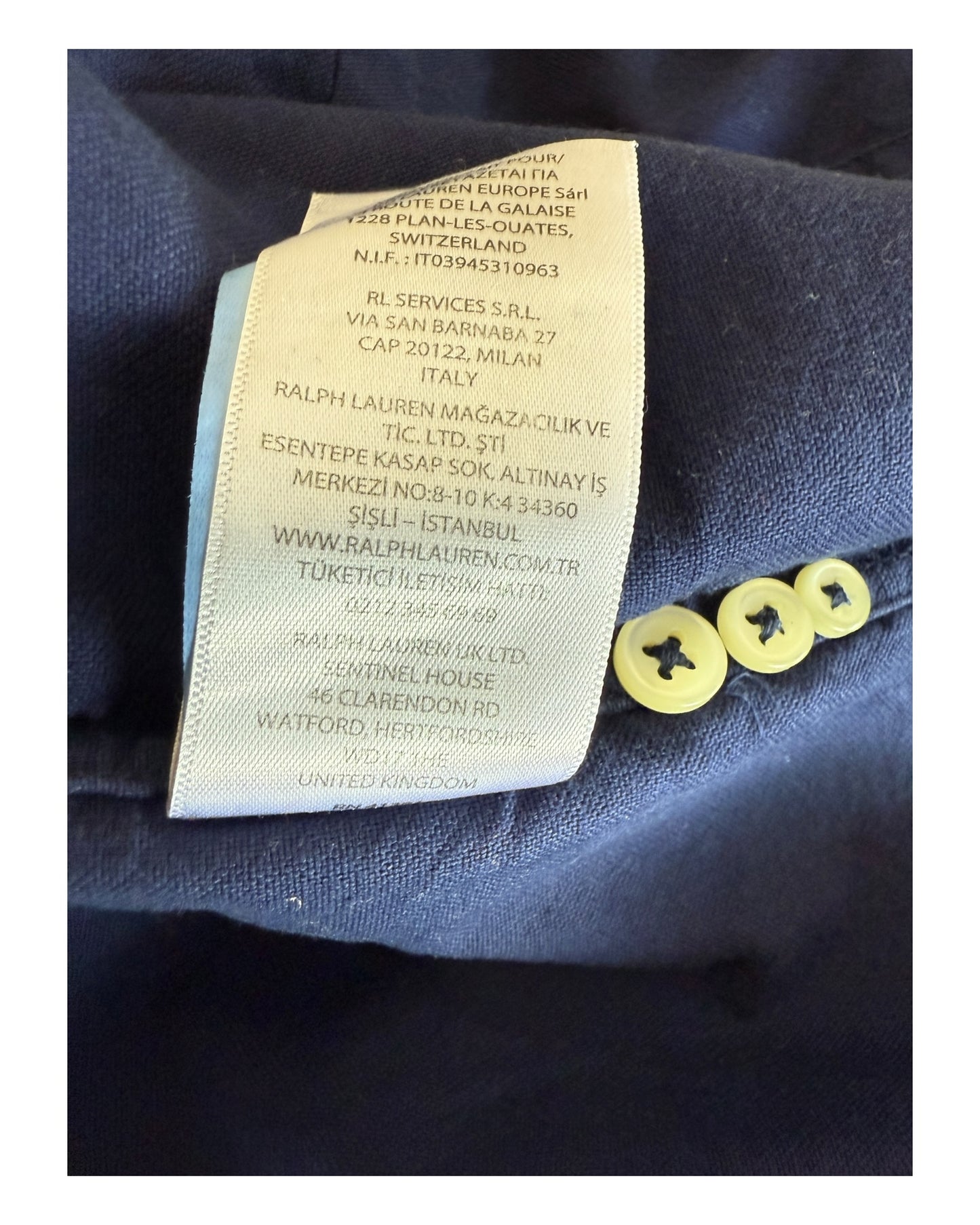 Polo Ralph Lauren Oxfordhemd marineblau Größe L