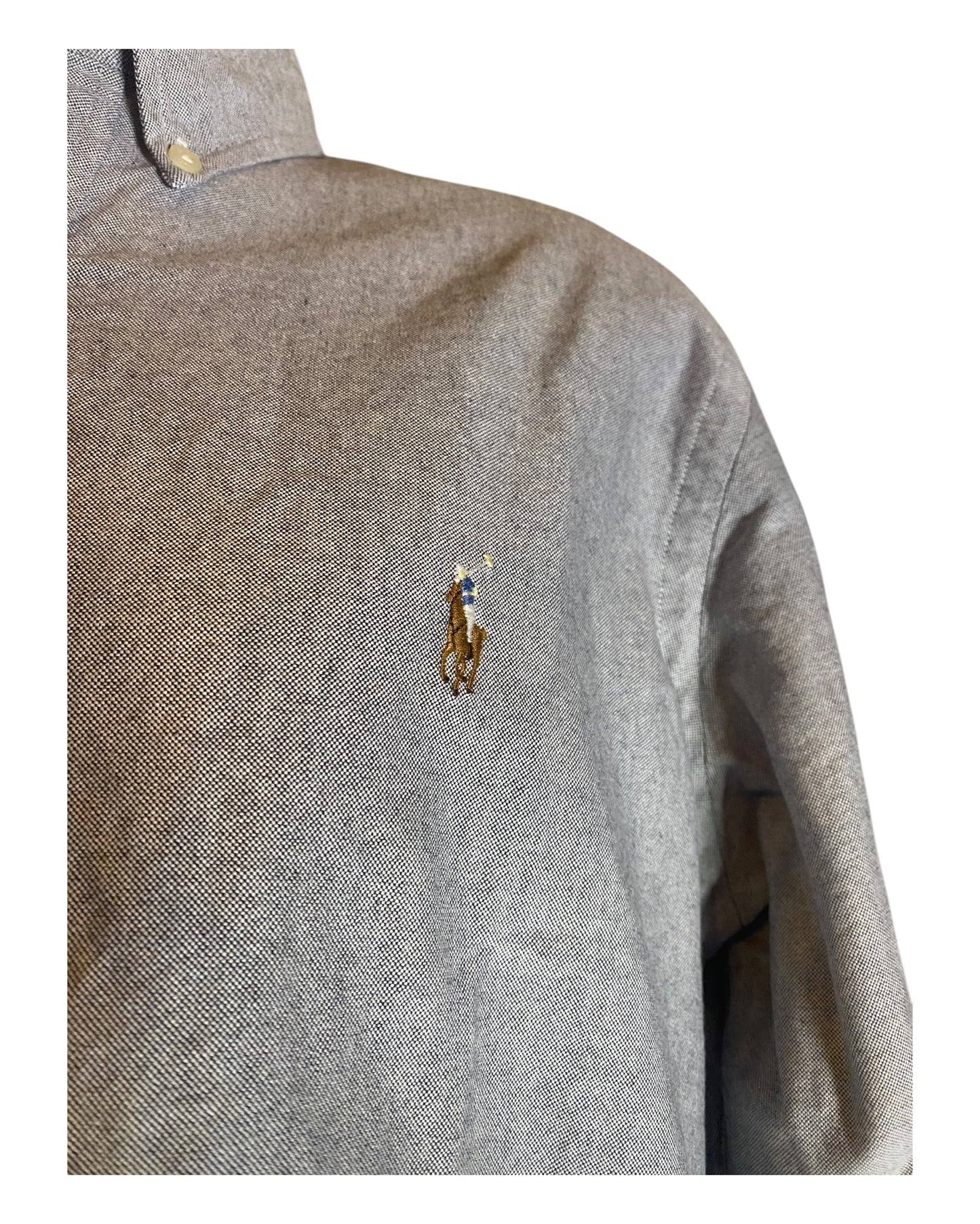 Polo Ralph Lauren Oxfordhemd grau Größe L
