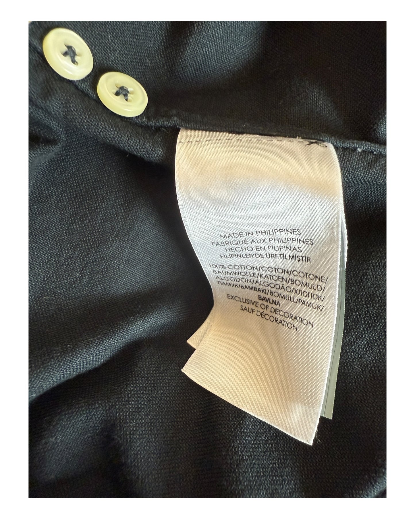 Polo Ralph Lauren Oxfordhemd schwarz Größe L