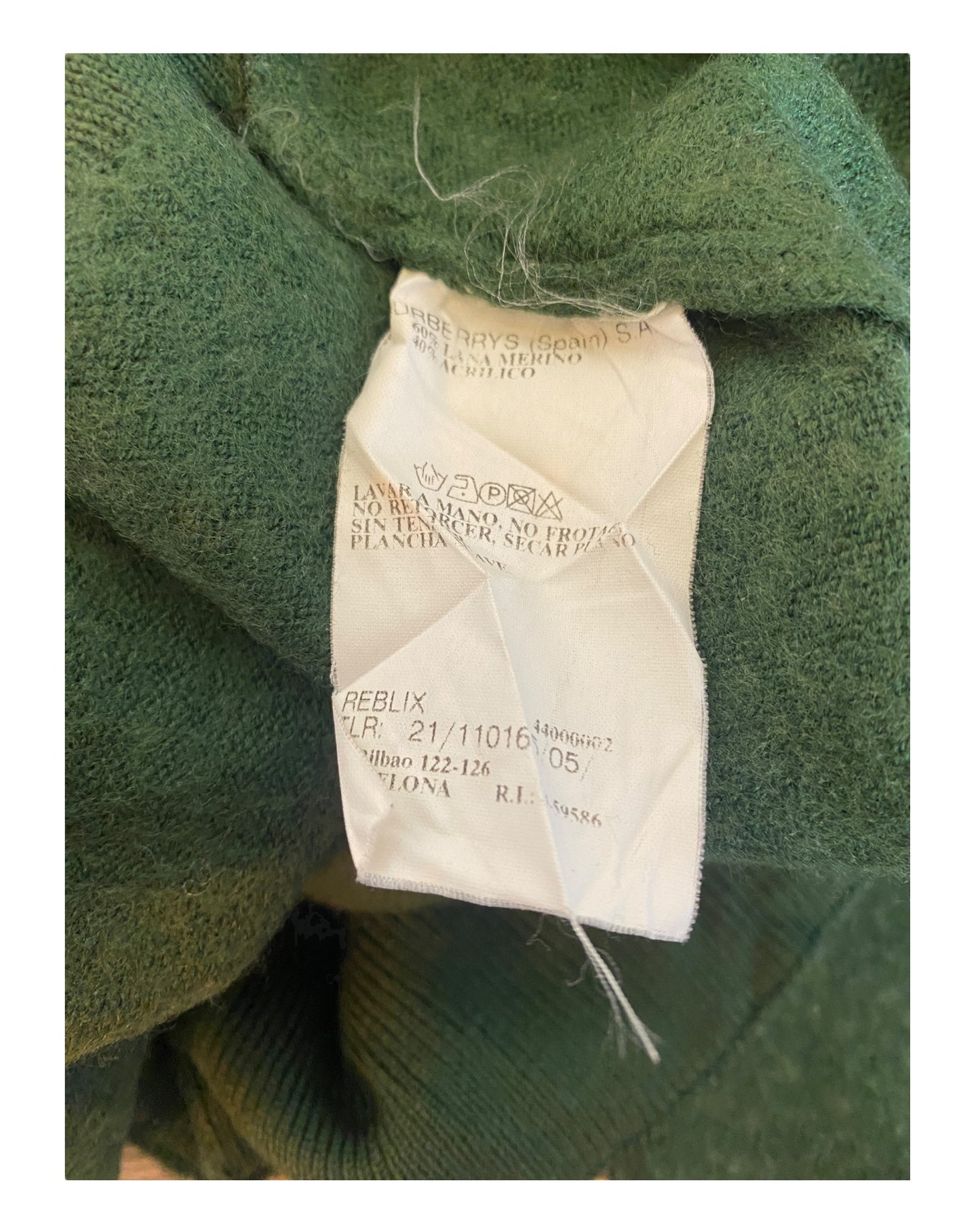 Burberry Pullover grün Größe S