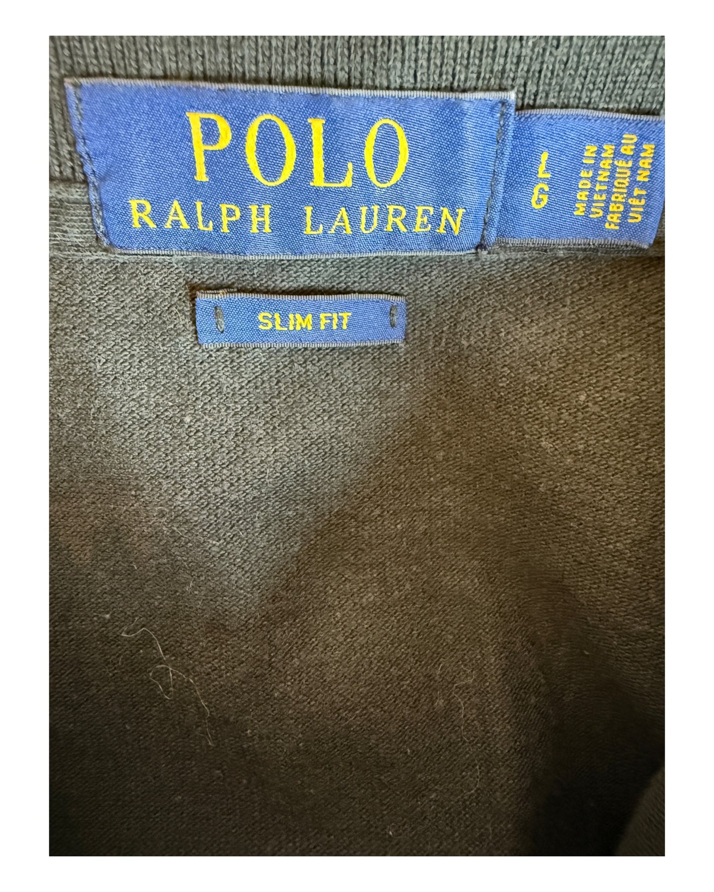 Polo Ralph Lauren Poloshirt langärmlig schwarz Größe L