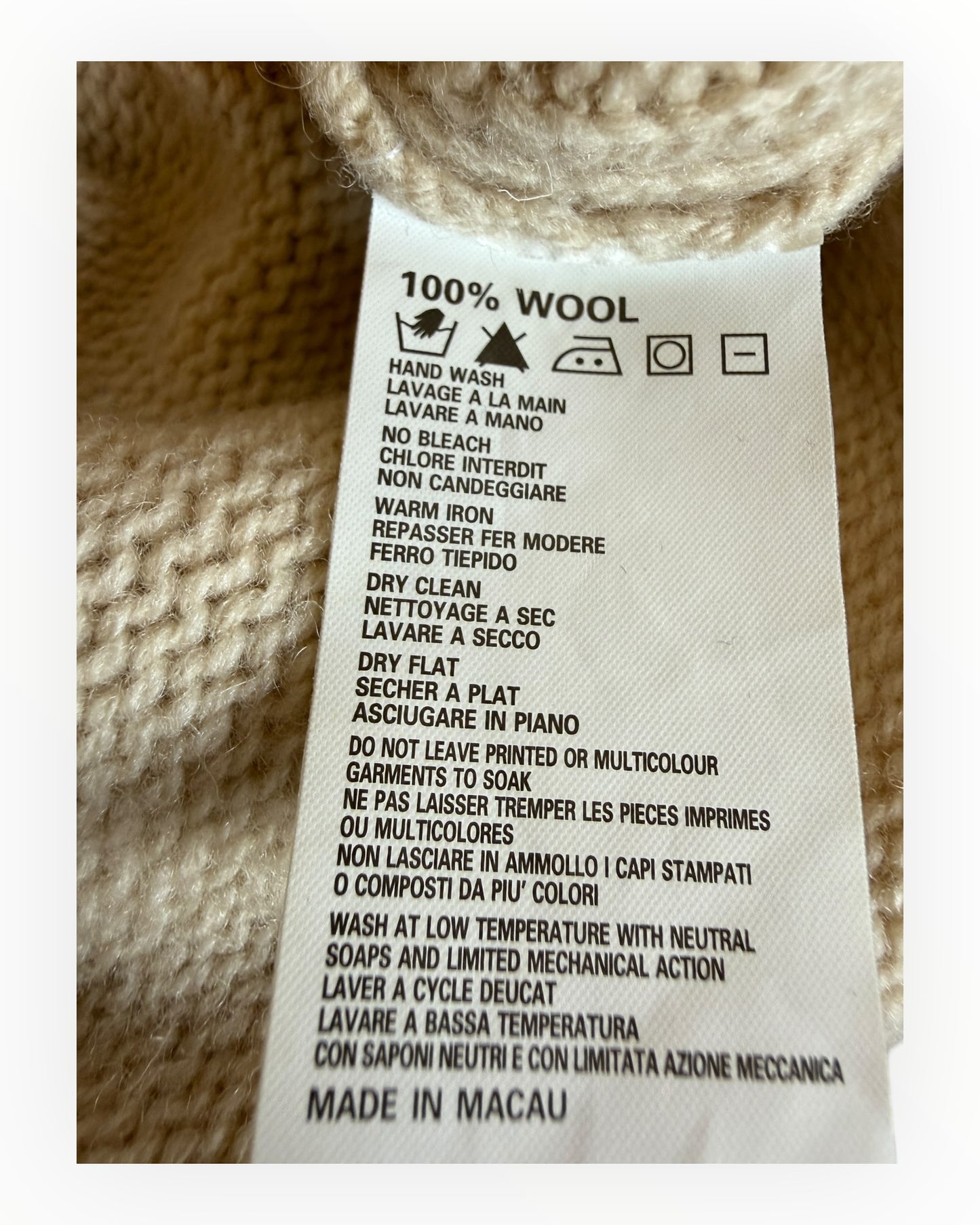 Napapijri Half Zip Pullover beige Größe M