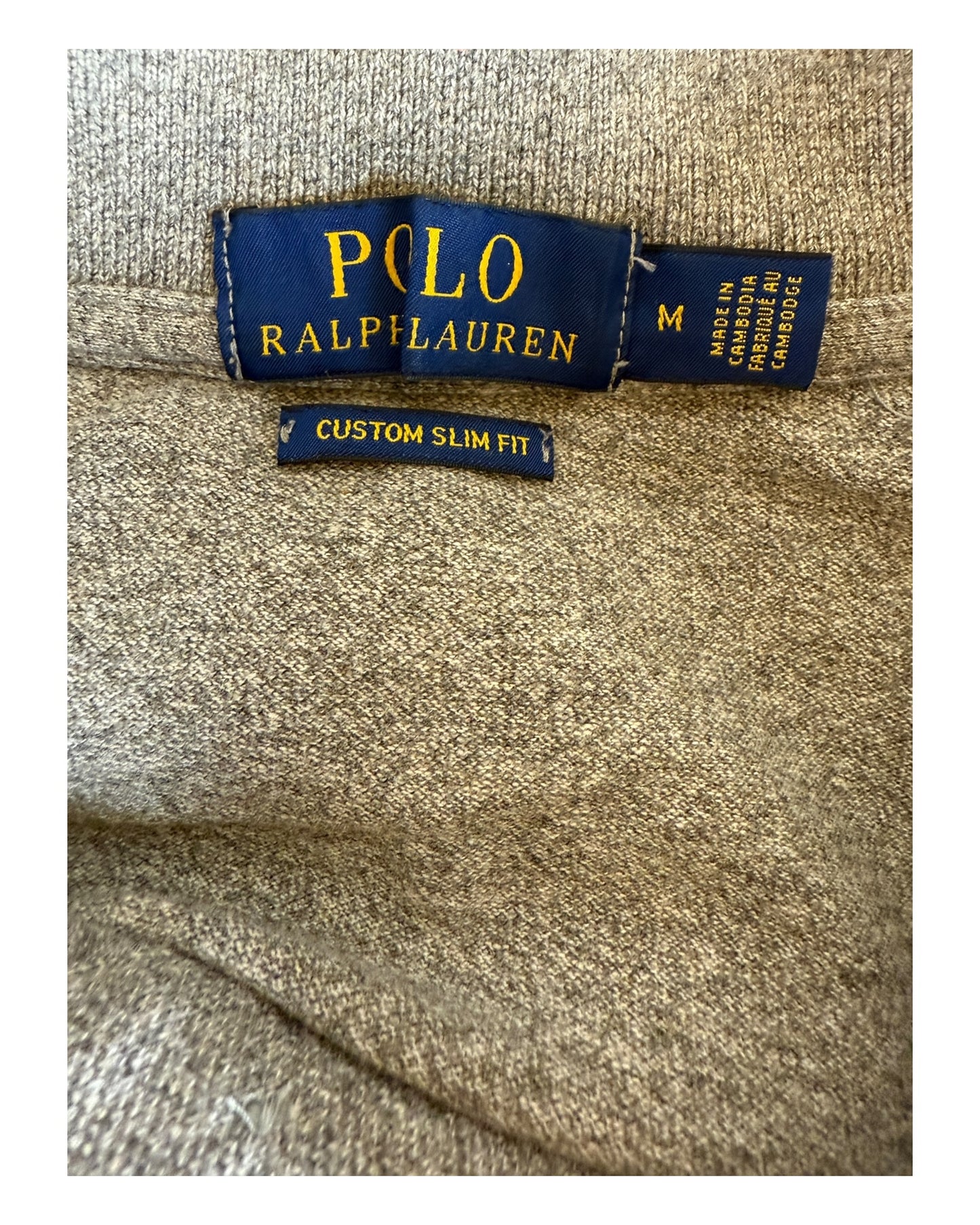 Polo Ralph Lauren Poloshirt grau Größe M