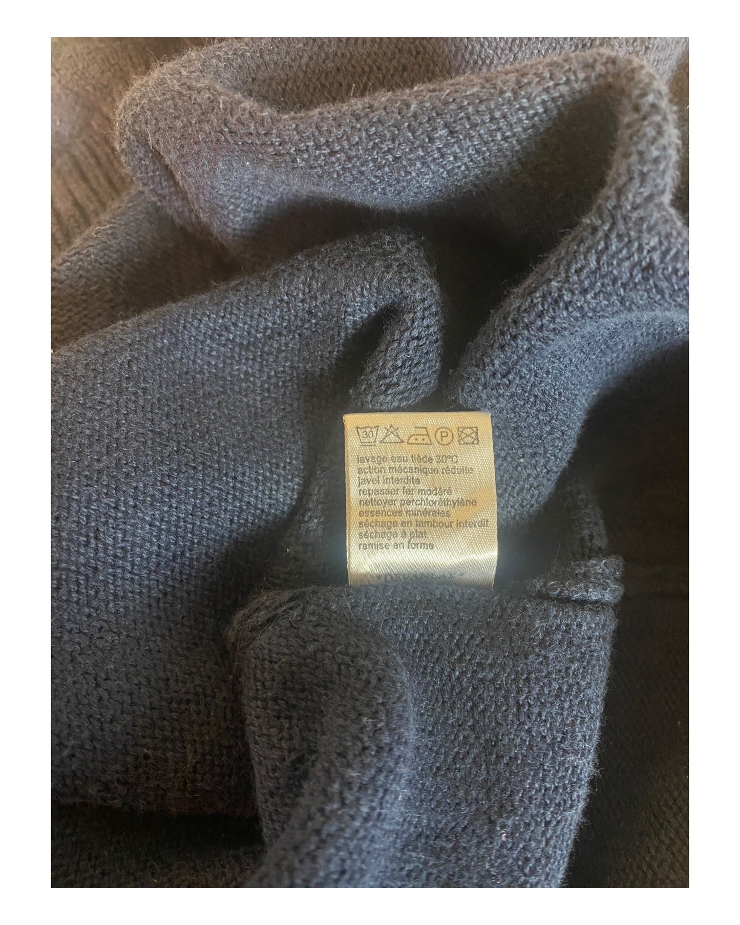 Lacoste Strickjacke marineblau Größe L