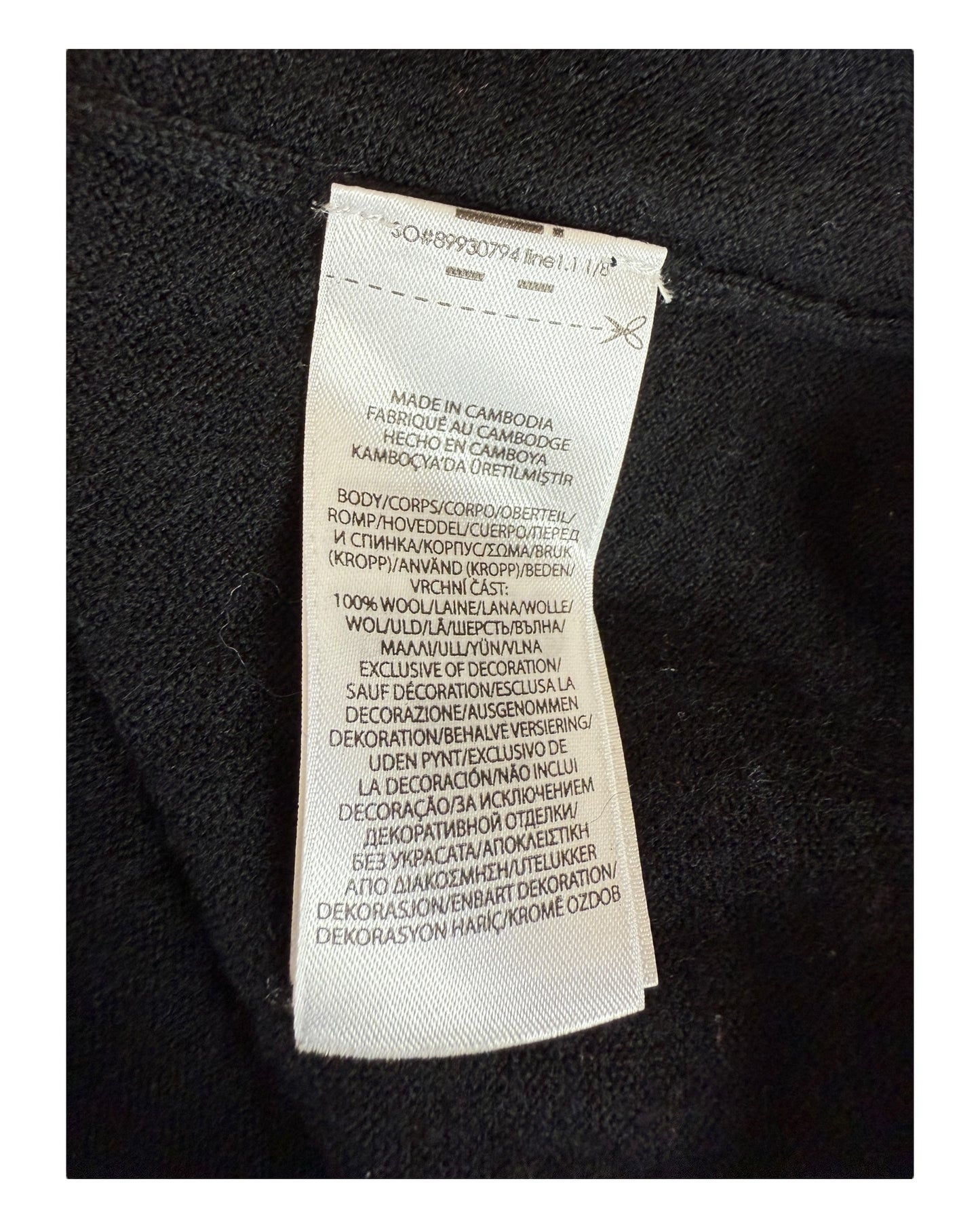 Polo Ralph Lauren Rollkragenpullover schwarz Größe L