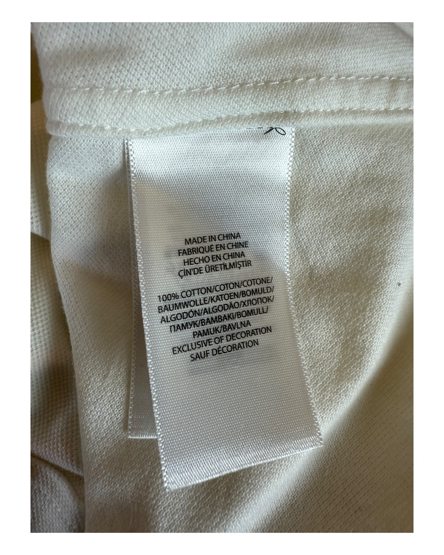 Polo Ralph Lauren Knit Oxfordhemd Bluse weiß Größe M