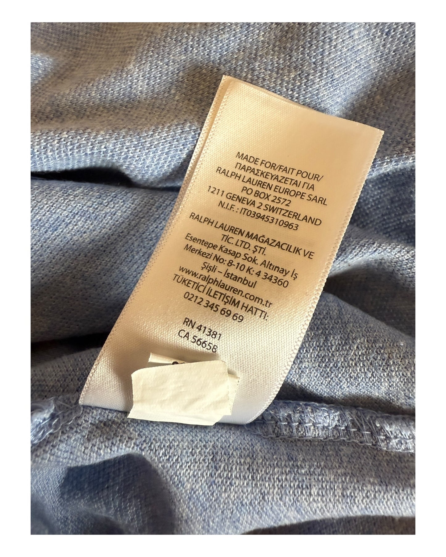 Polo Ralph Lauren Poloshirt hellblau Größe M