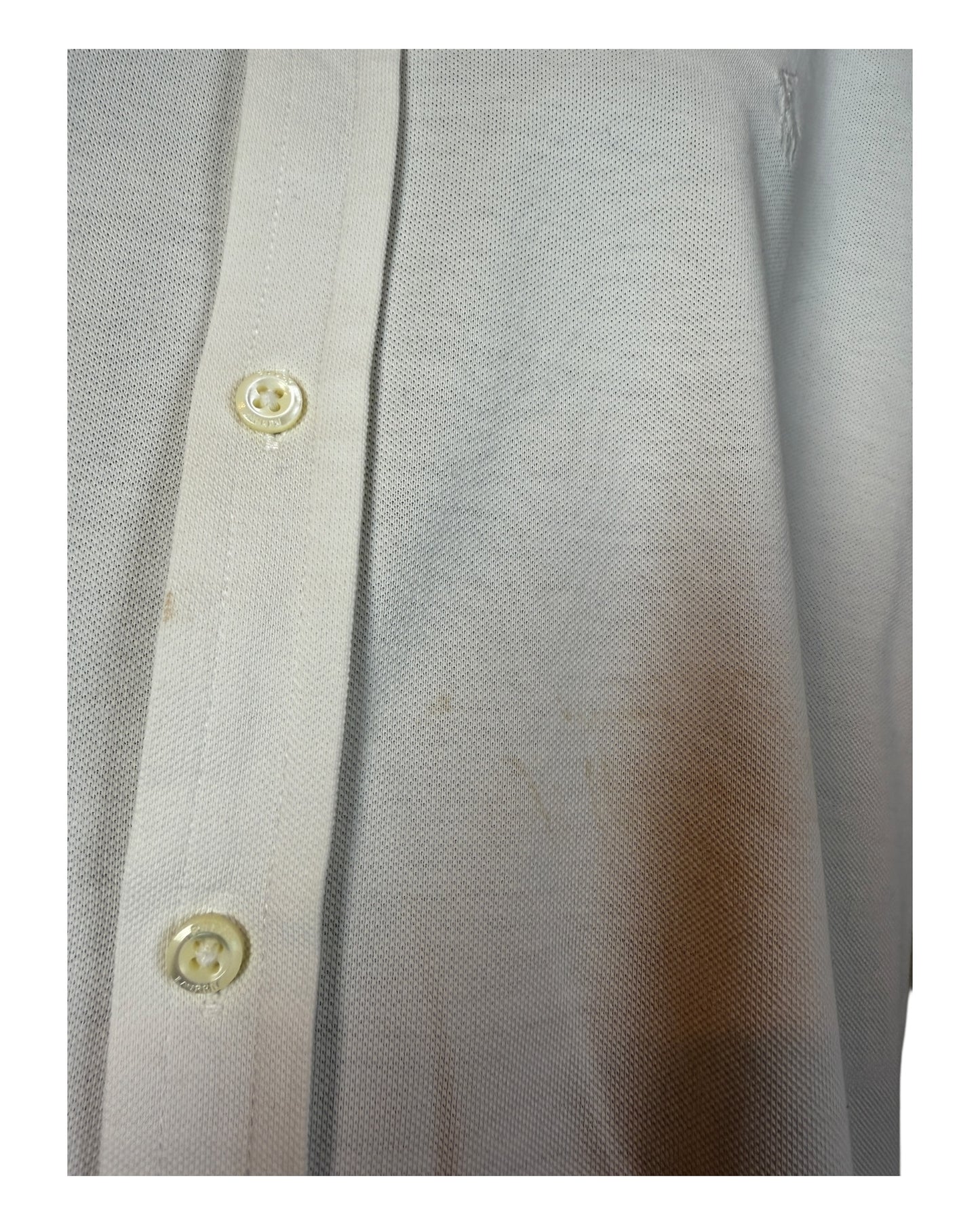 Polo Ralph Lauren Knit Oxfordhemd weiß Größe L