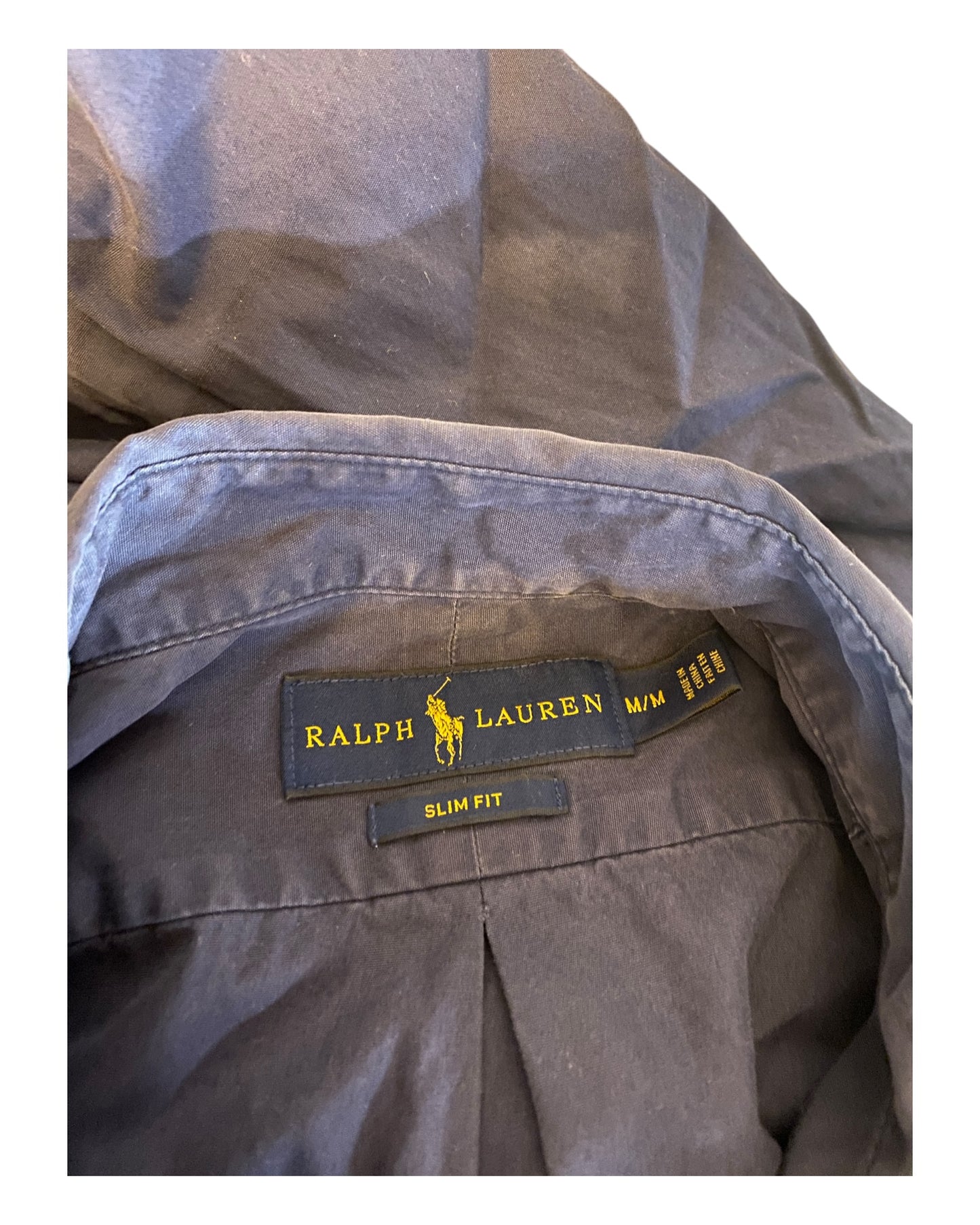 Polo Ralph Lauren Hemd marineblau Größe M