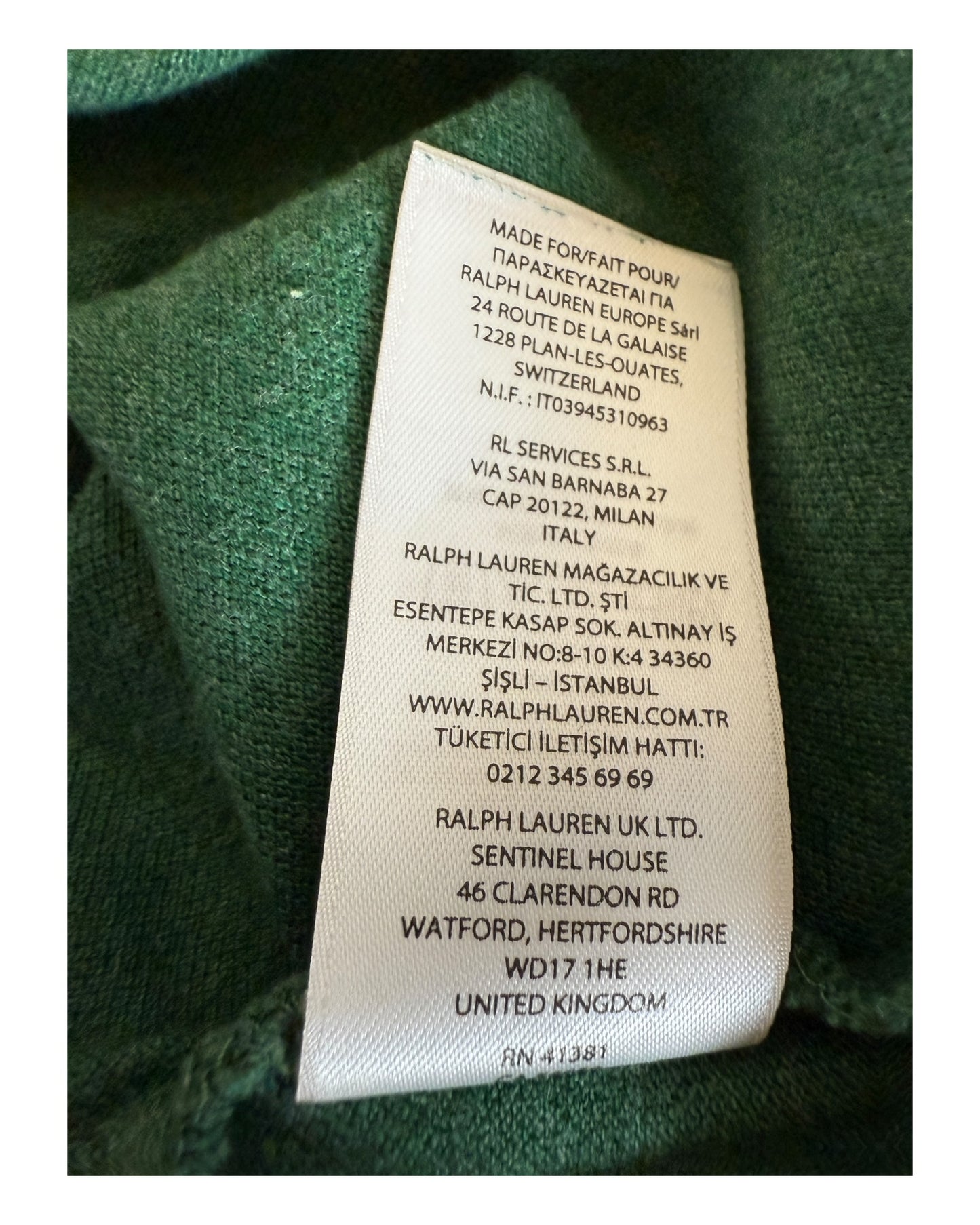 Polo Ralph Lauren Poloshirt grün Größe M