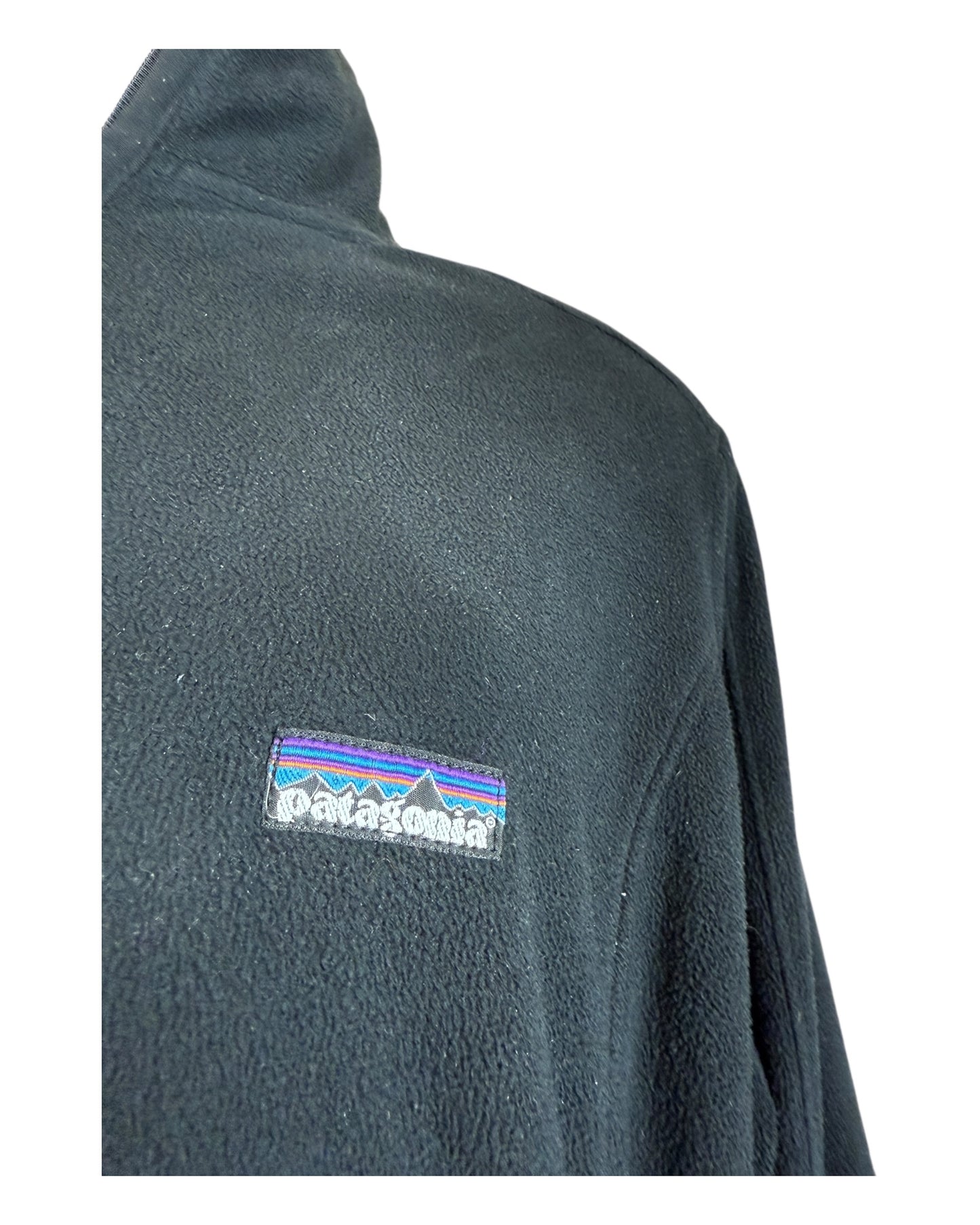 Patagonia Fleece Jacke schwarz Größe L