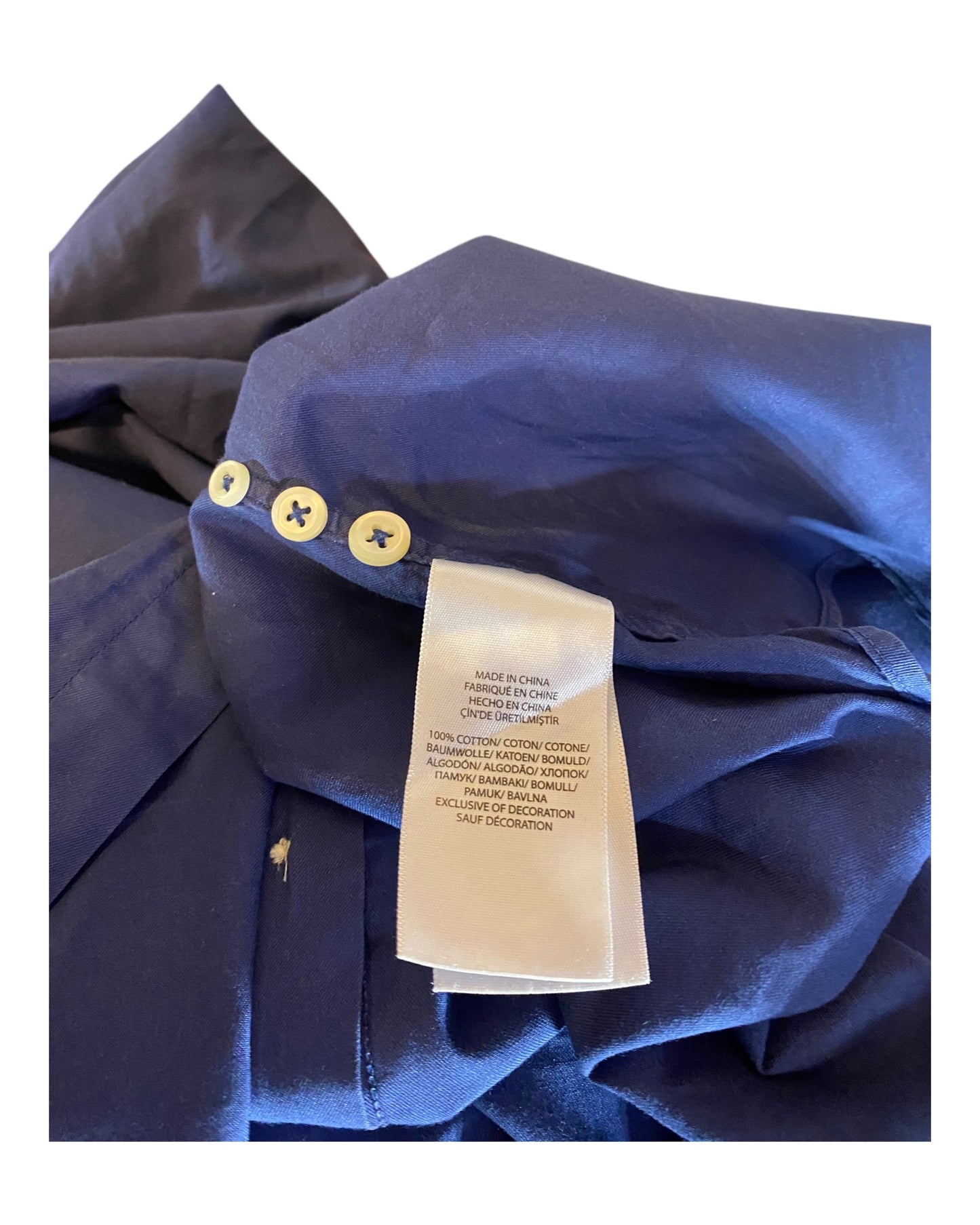 Polo Ralph Lauren Hemd marineblau Größe L