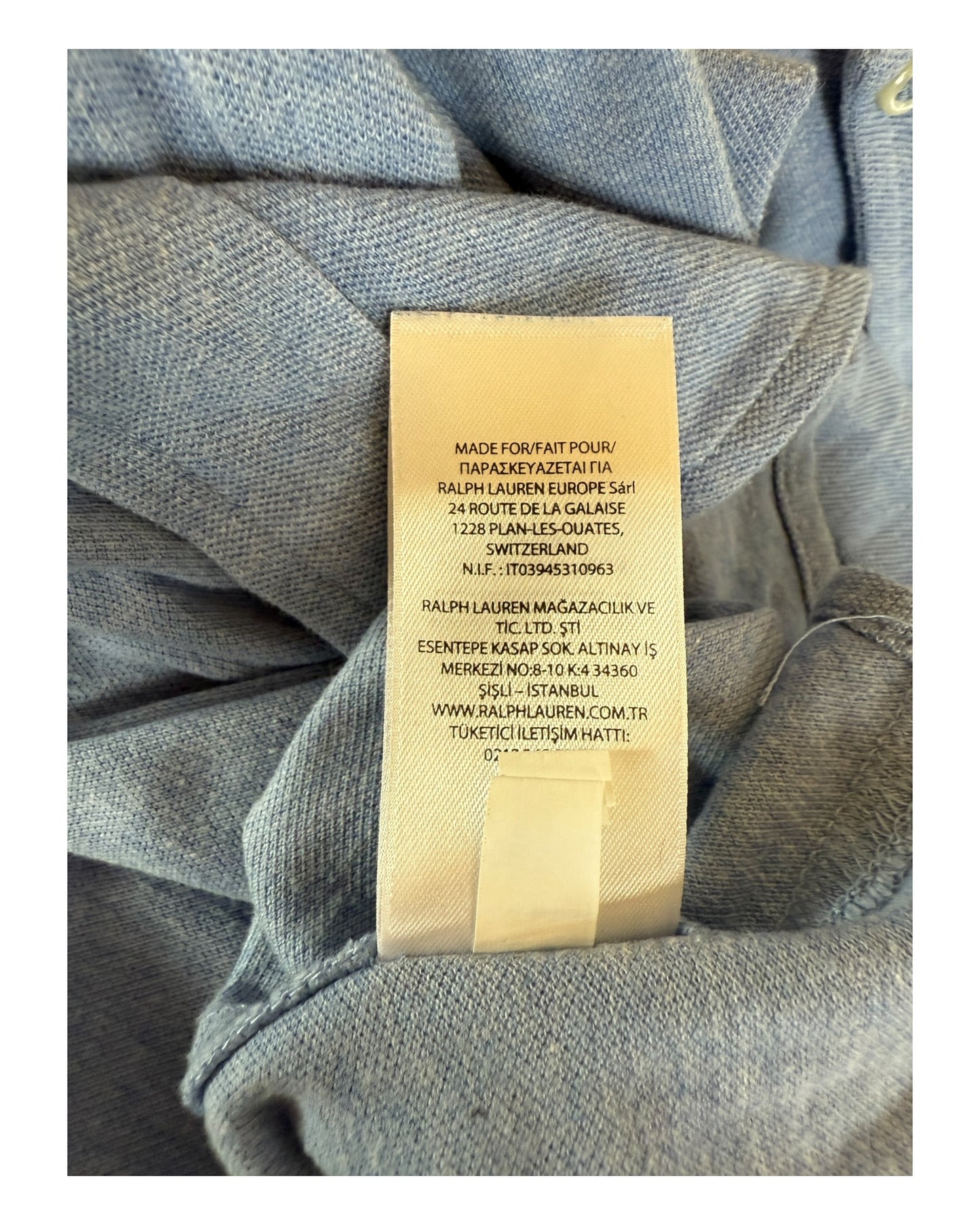 Polo Ralph Lauren Hemd hellblau Größe L