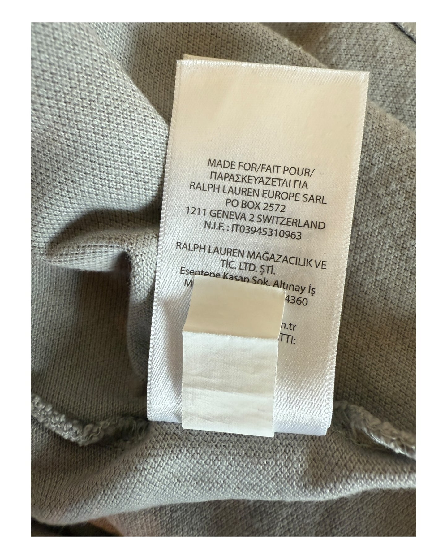 Polo Ralph Lauren Poloshirt grau Größe M