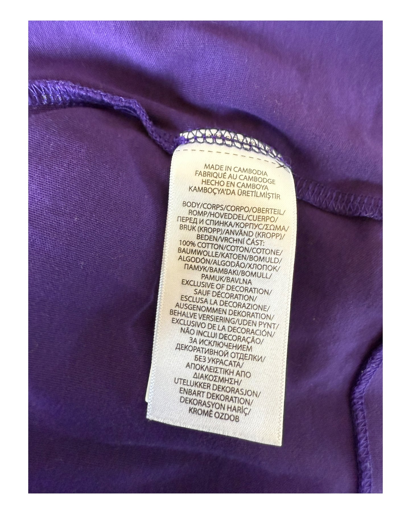 Polo Ralph Lauren Tshirt violett Größe M