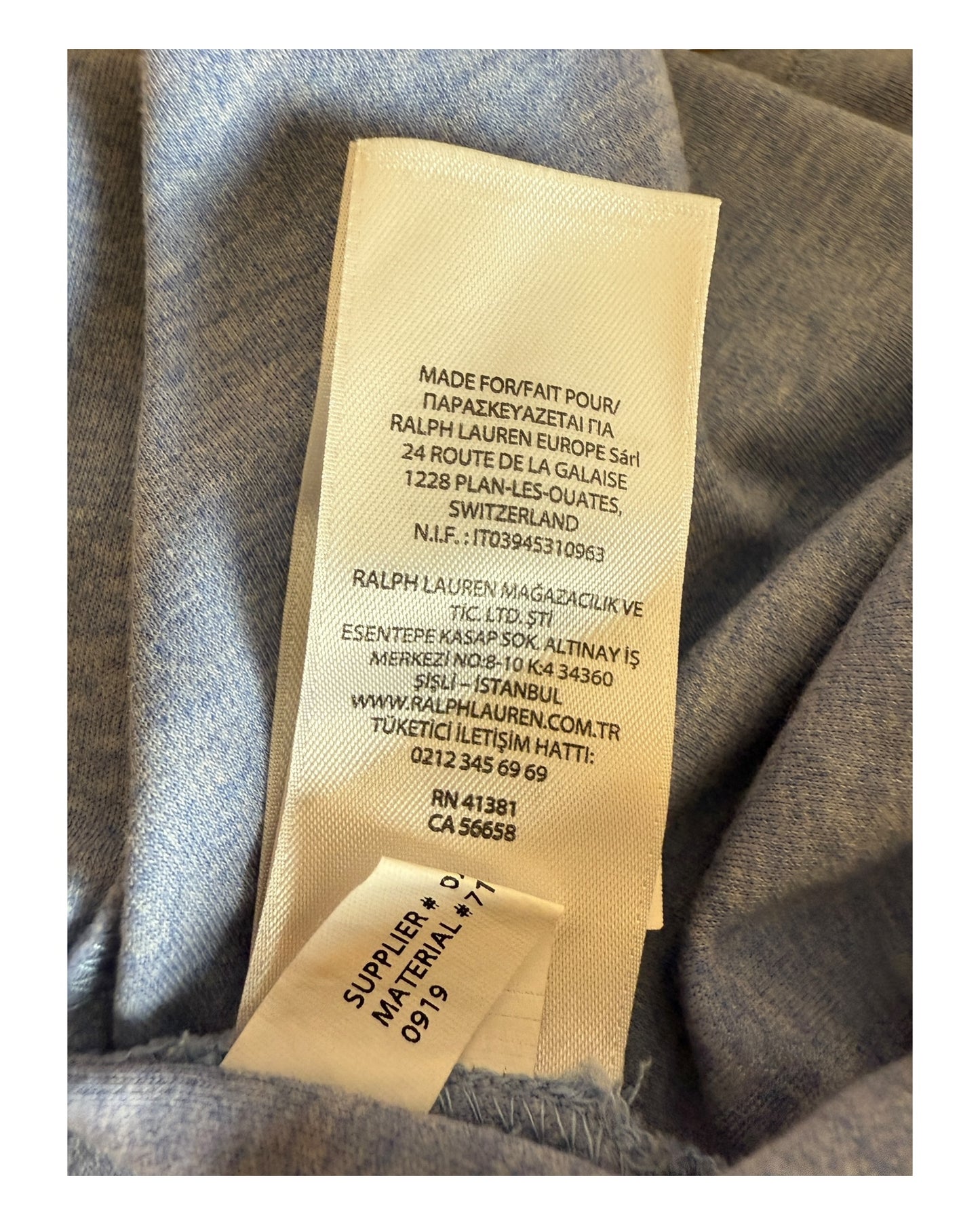 Polo Ralph Lauren Poloshirt hellblau Größe L