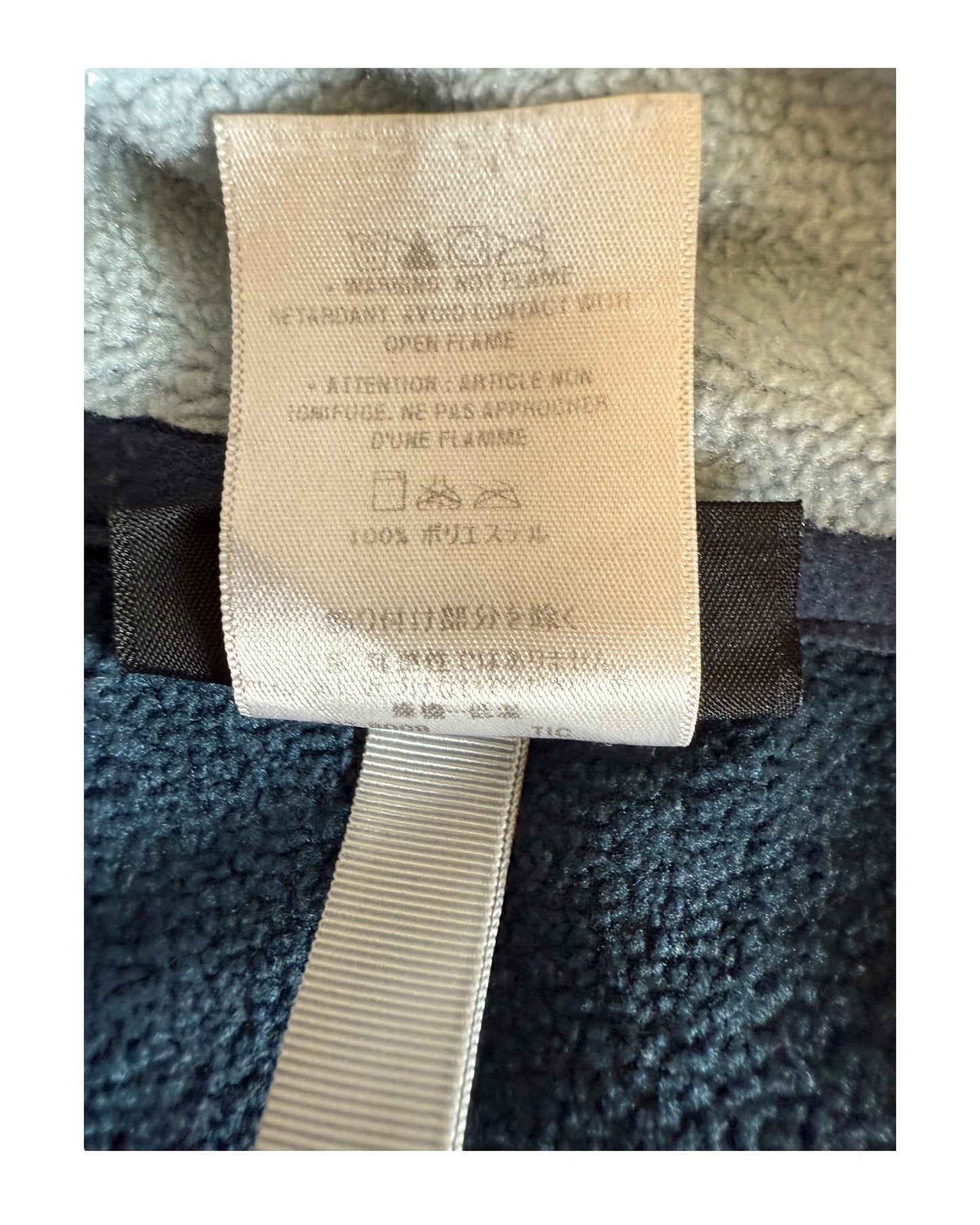 Patagonia Fleece Jacke hellblau Größe L