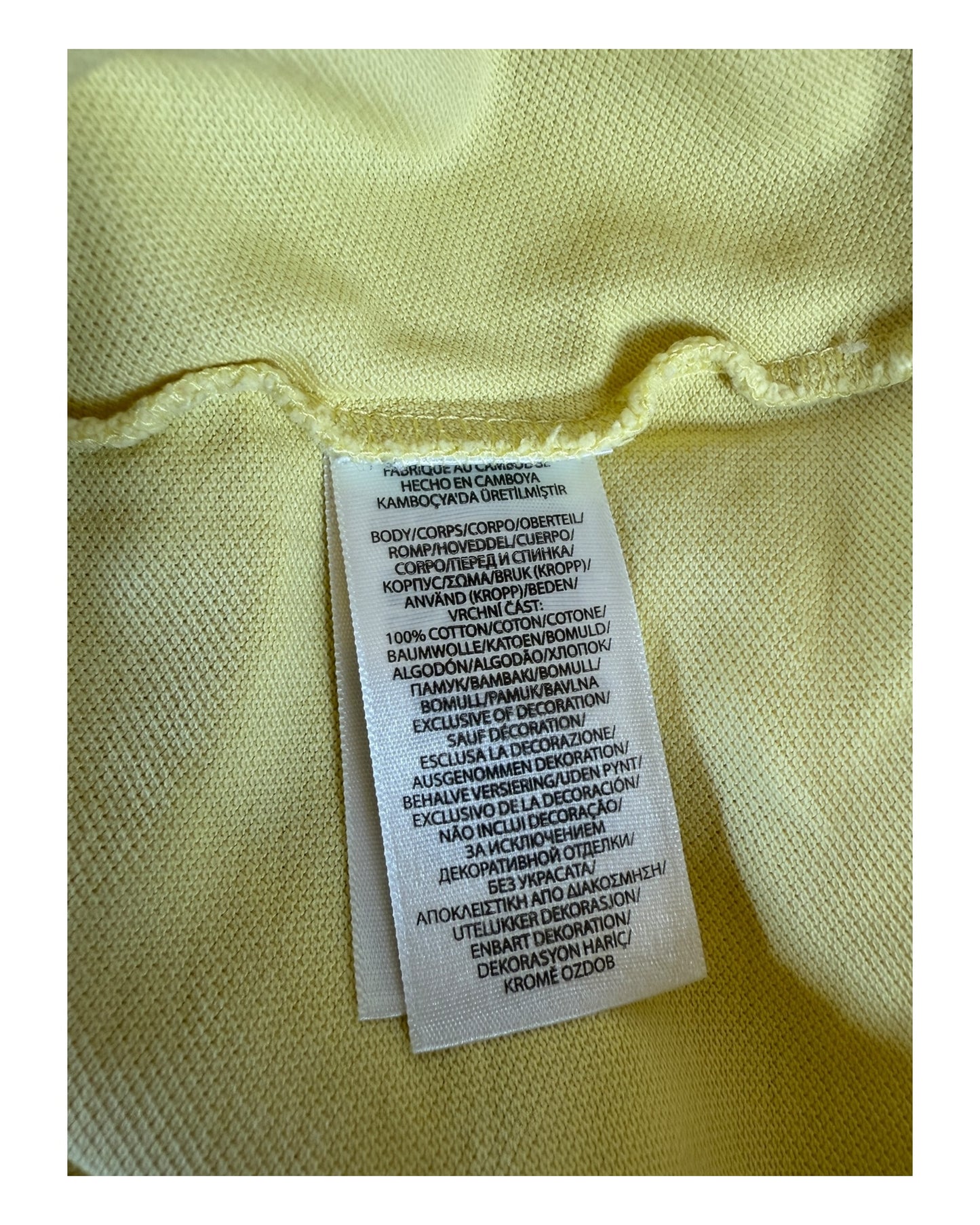 Polo Ralph Lauren Poloshirt gelb Größe M