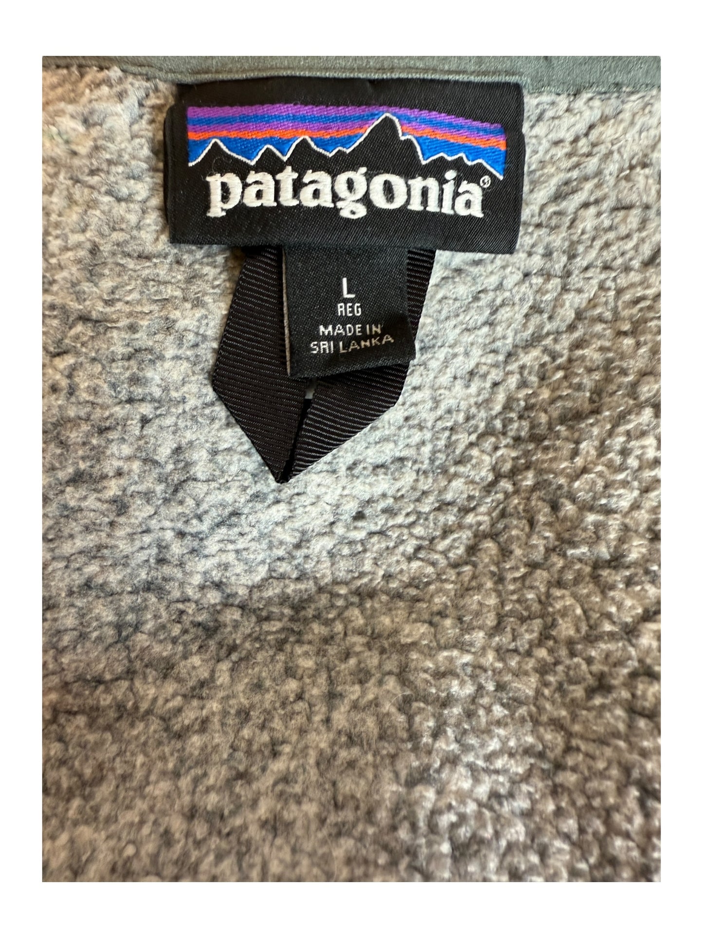 Patagonia Fleece Weste grau Größe M
