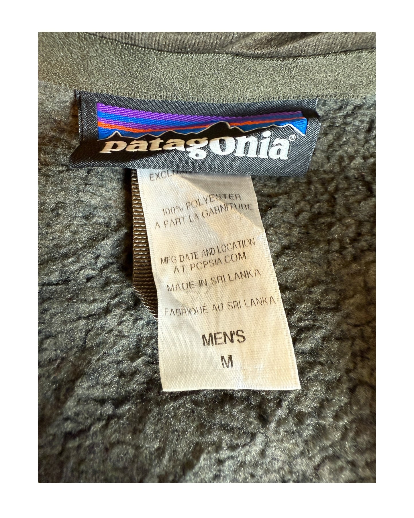 Patagonia Fleece Weste braun Größe M