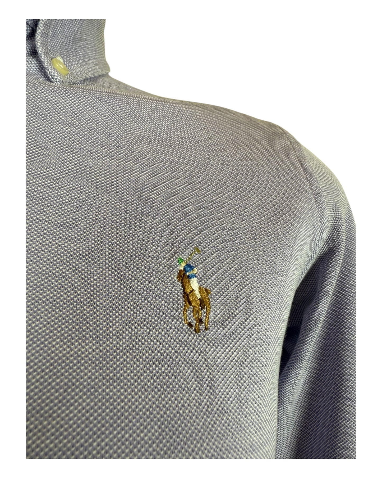 Polo Ralph Lauren Knit Oxfordhemd Bluse flieder Größe S