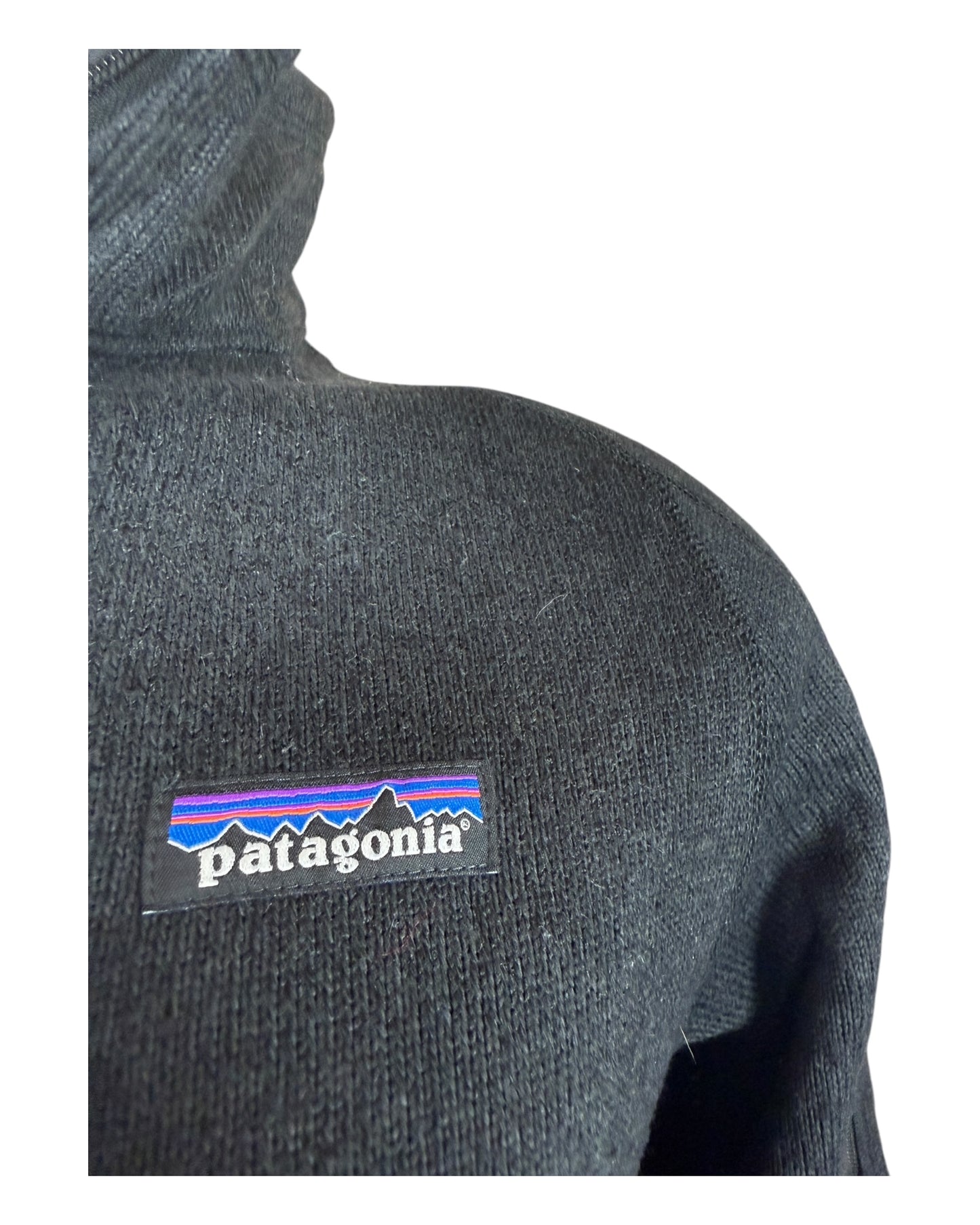 Patagonia Fleece Jacke schwarz Größe S
