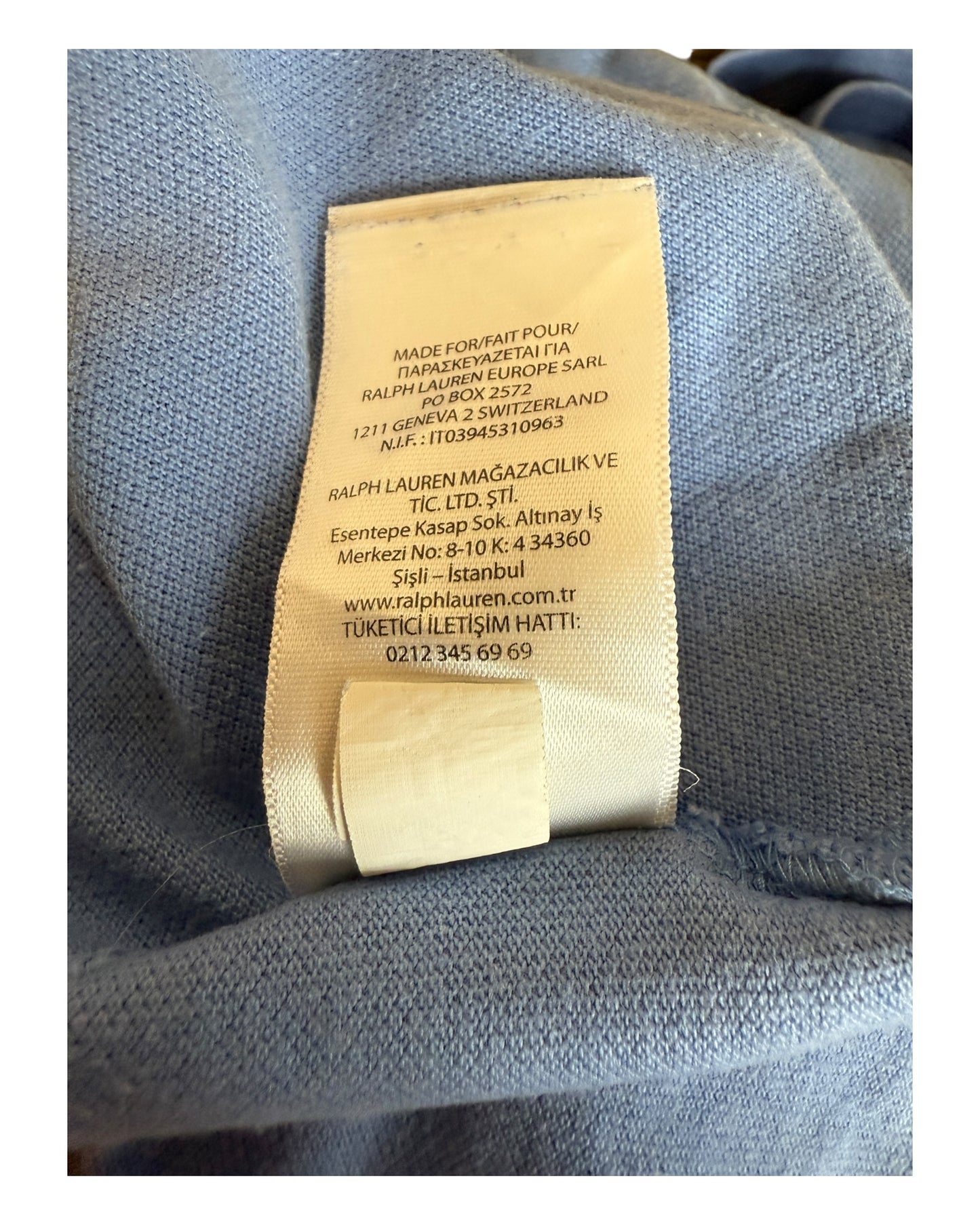 Polo Ralph Lauren Poloshirt hellblau Größe L