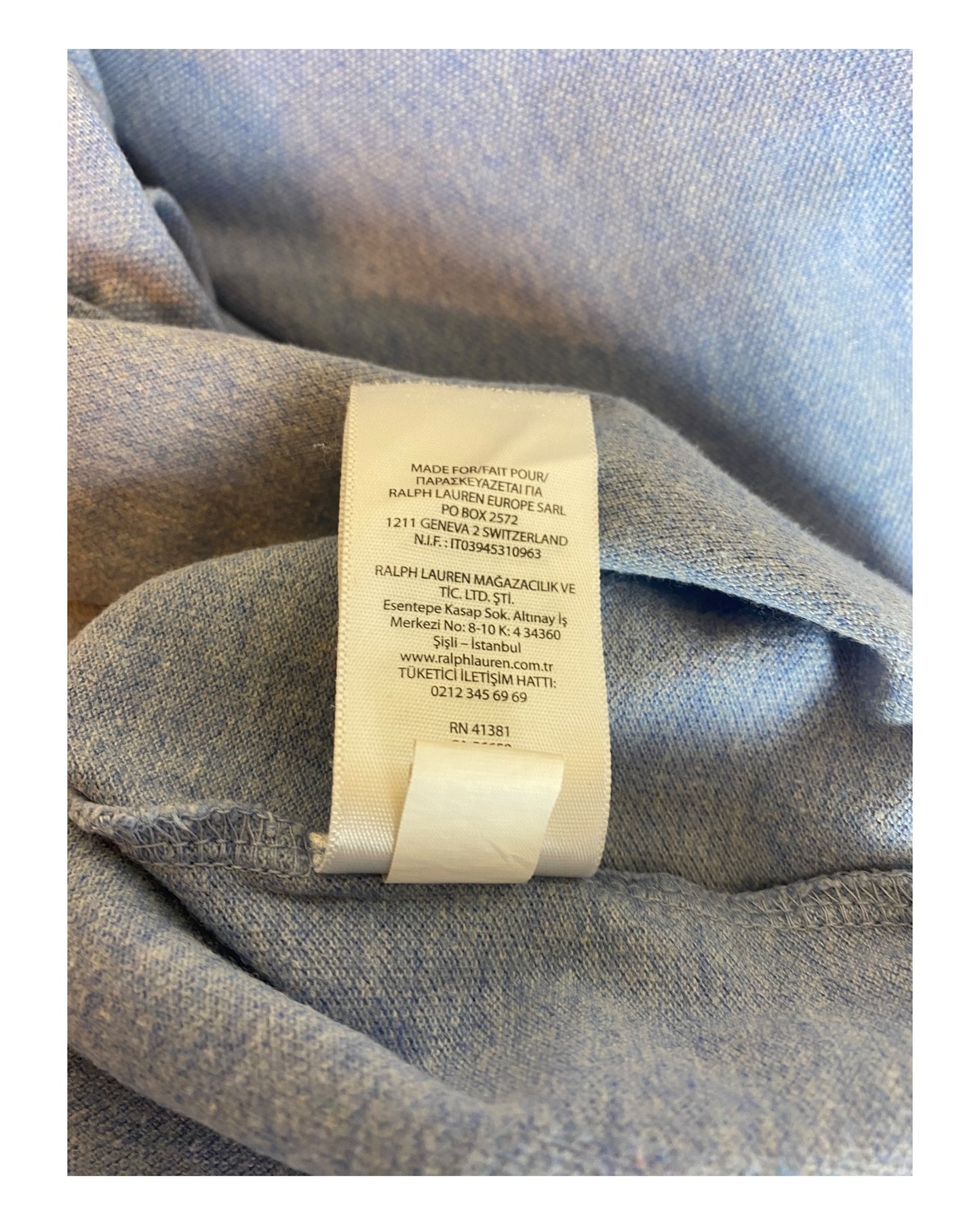 Polo Ralph Lauren Poloshirt hellblau Größe M