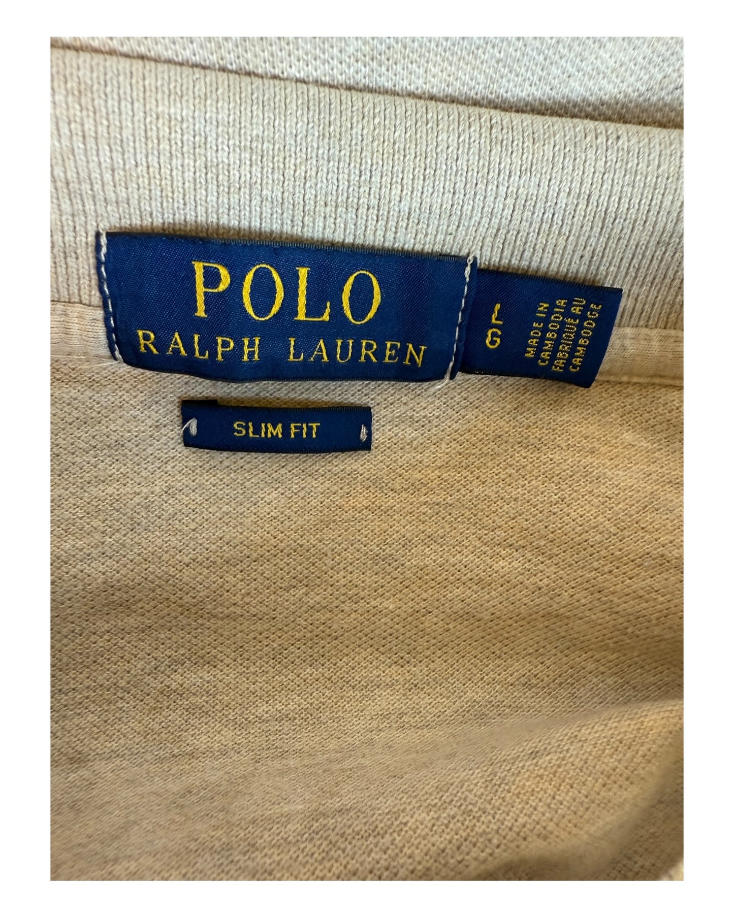 Polo Ralph Lauren Poloshirt beige Größe L