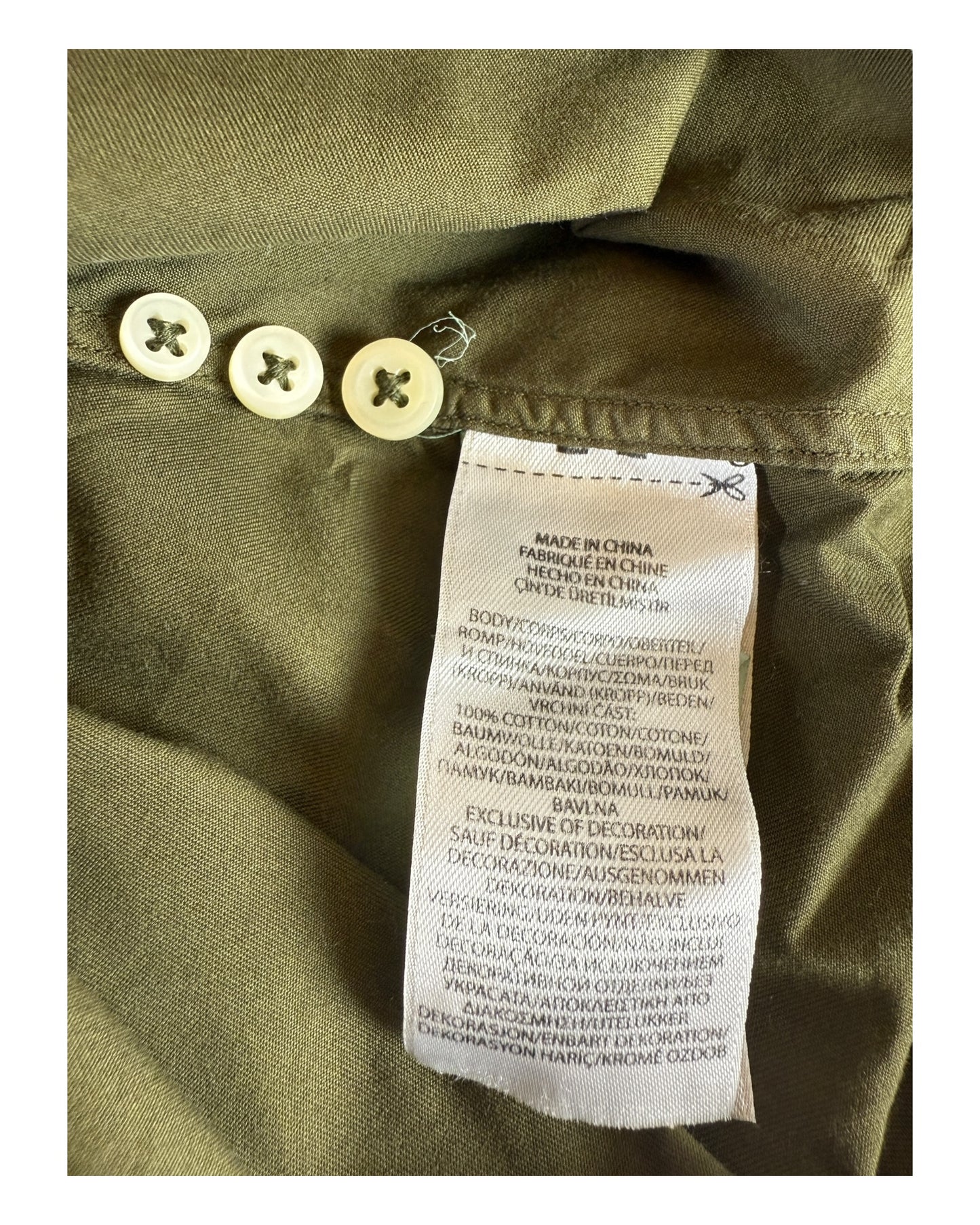 Polo Ralph Lauren Hemd khaki Größe L