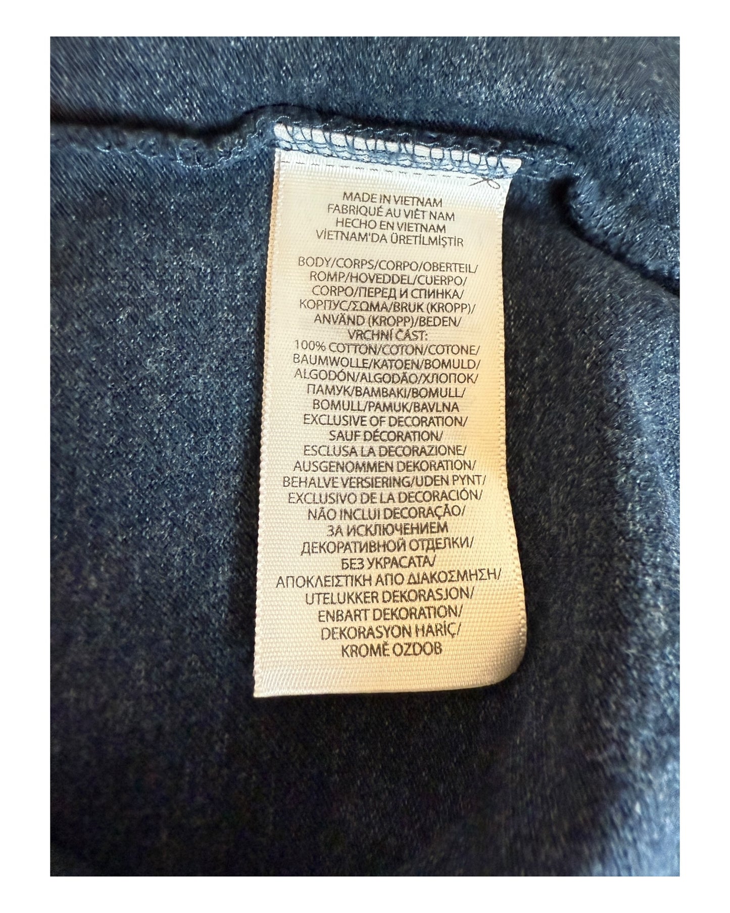 Polo Ralph Lauren Poloshirt marineblau meliert Größe L