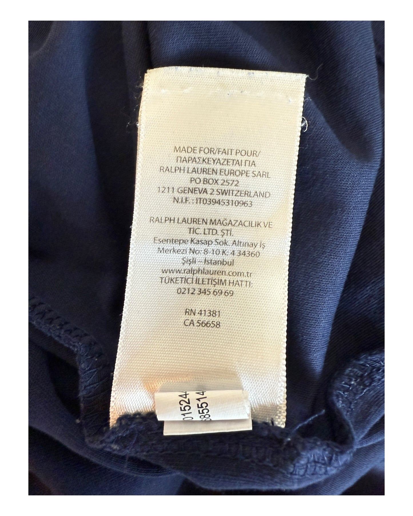 Polo Ralph Lauren Poloshirt marineblau Größe L