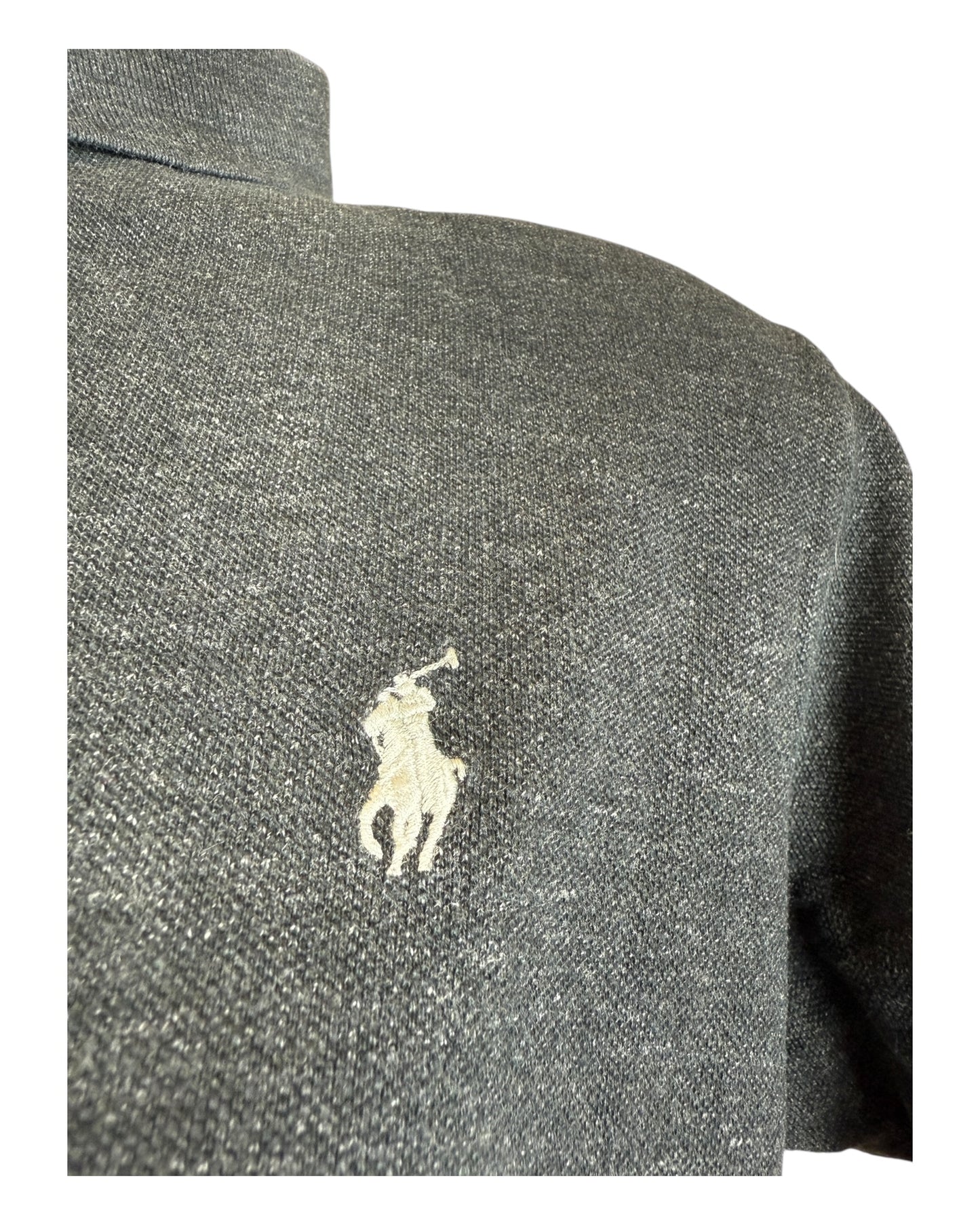 Polo Ralph Lauren Poloshirt schwarz meliert Größe L