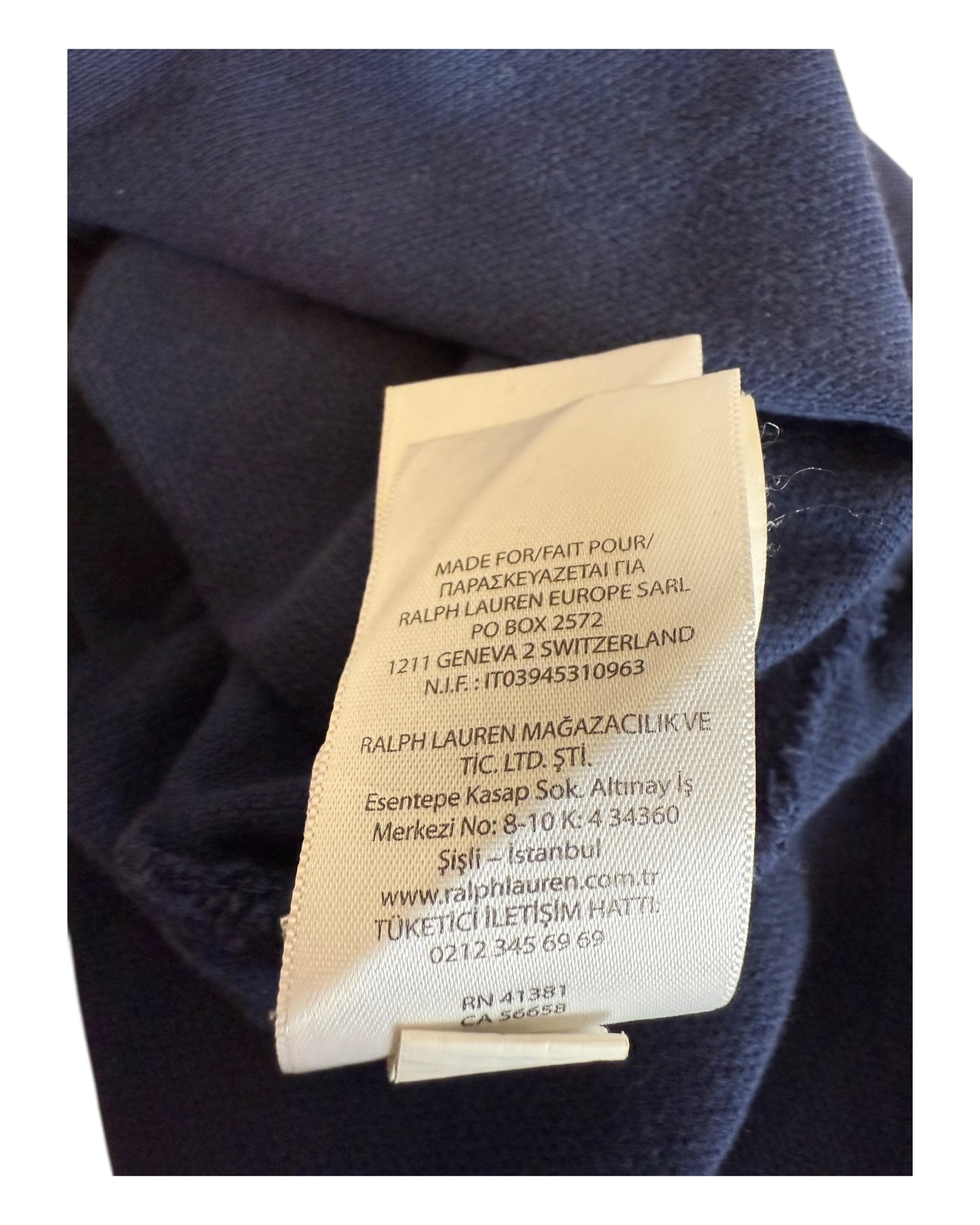 Polo Ralph Lauren Poloshirt marineblau Größe L