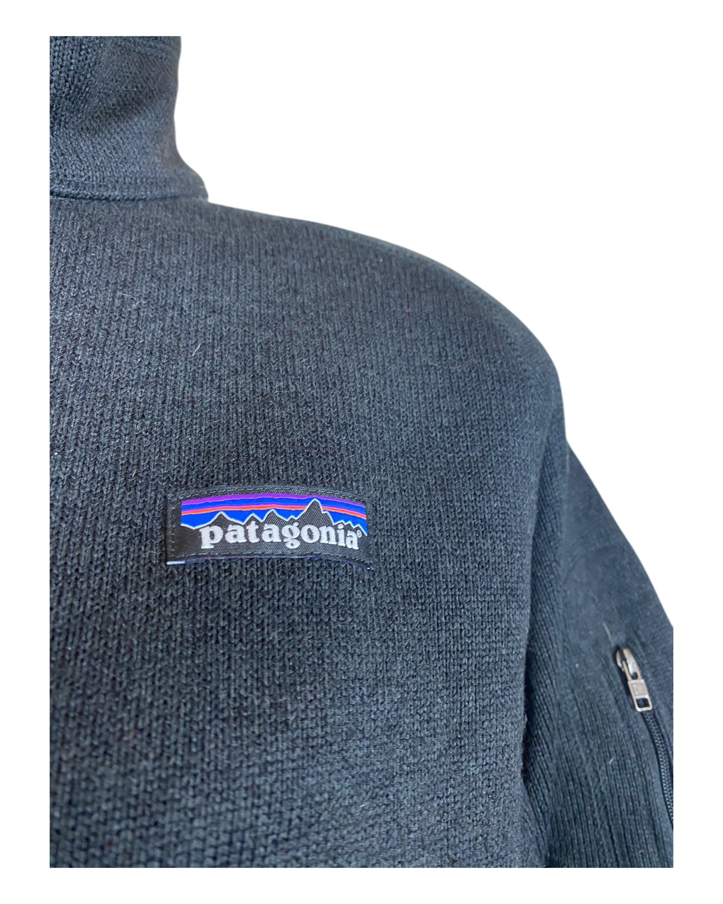 Patagonia Fleece Jacke schwarz Größe XL