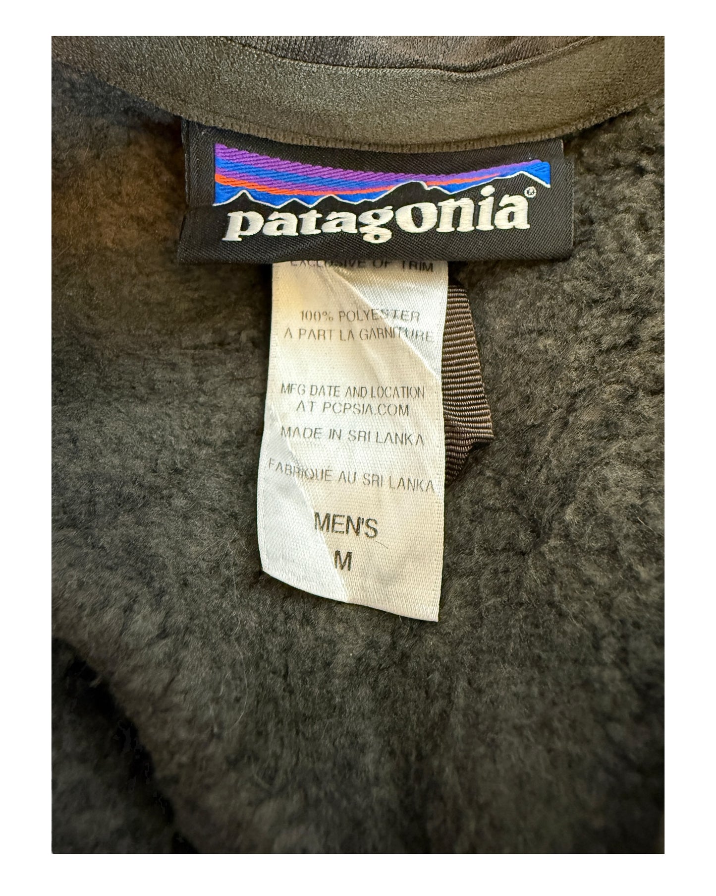 Patagonia Fleece Weste khaki Größe M