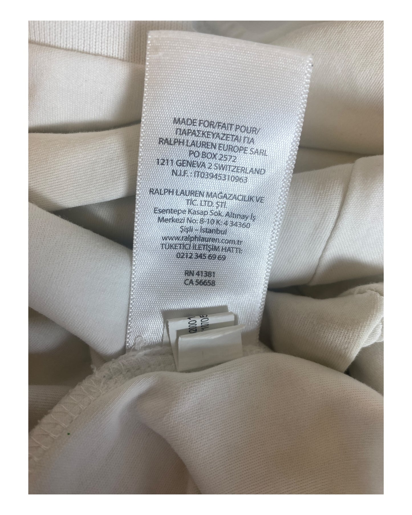 Polo Ralph Lauren Poloshirt weiß Größe L