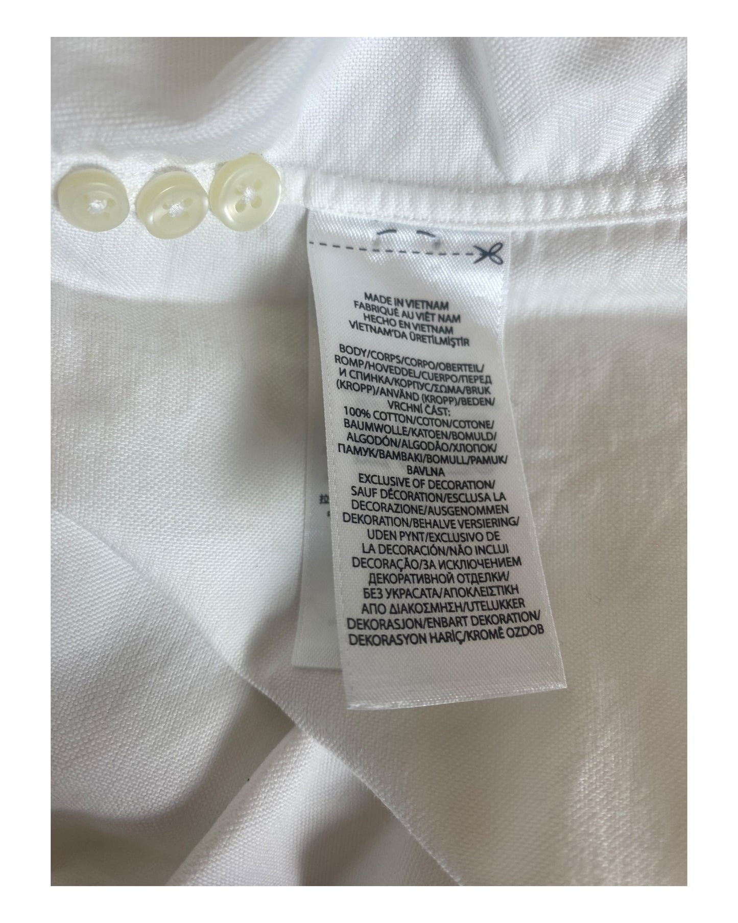 Polo Ralph Lauren Oxfordhemd weiß Größe M