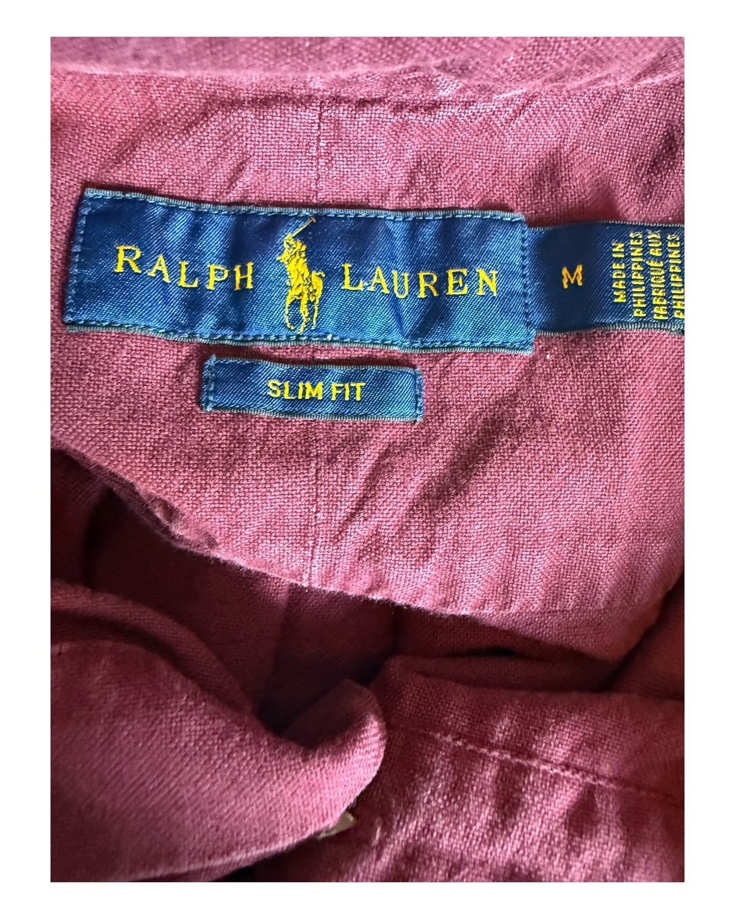 Polo Ralph Lauren Oxfordhemd bordeauxrot Größe M