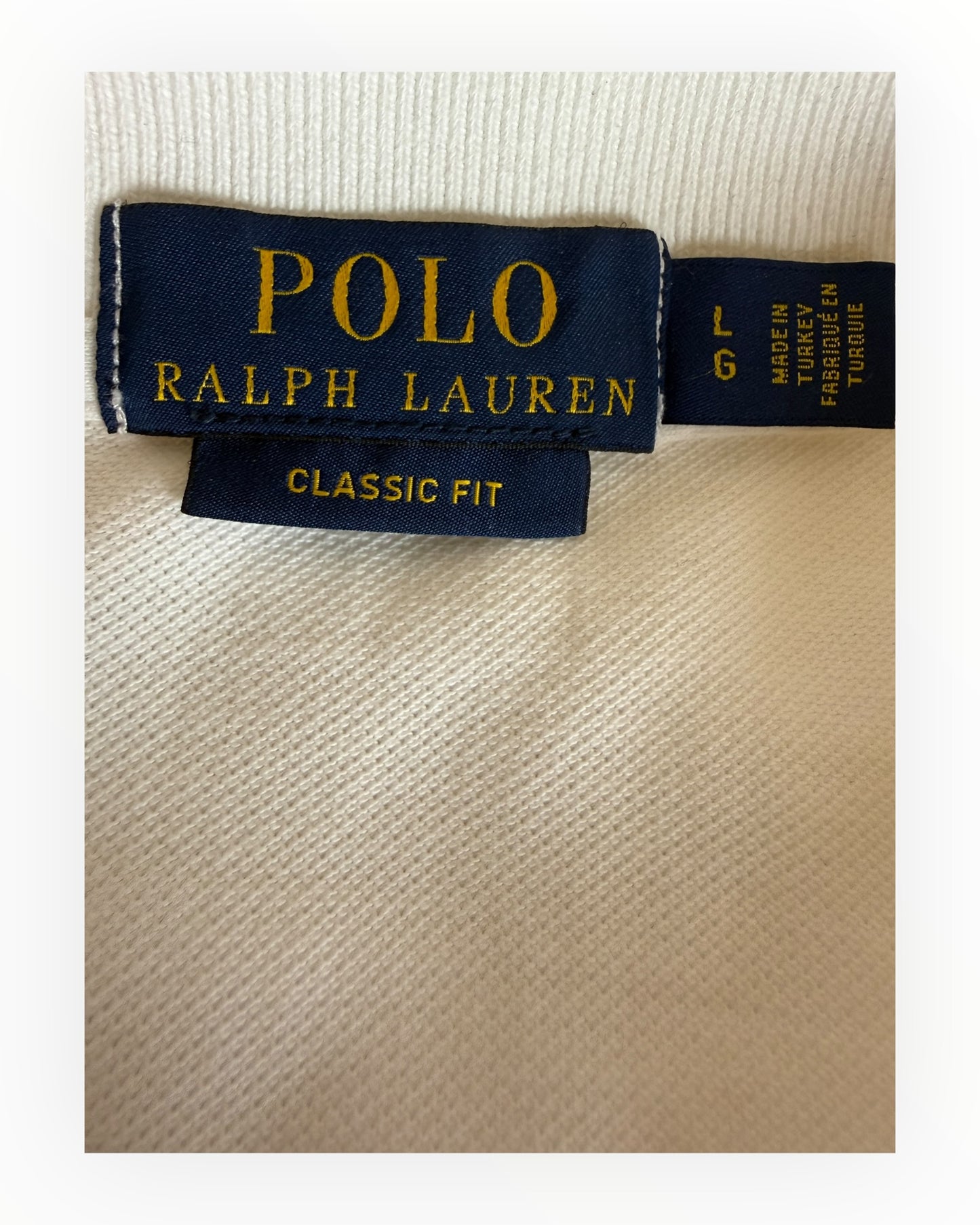 Polo Ralph Lauren Poloshirt weiß Größe L