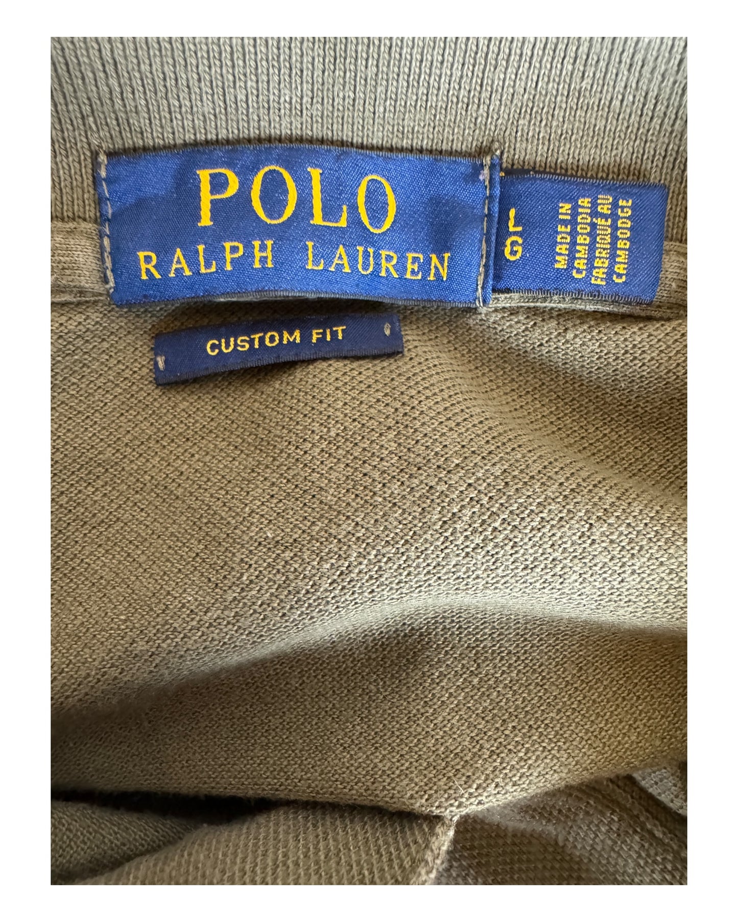 Polo Ralph Lauren polo shirt khaki size L